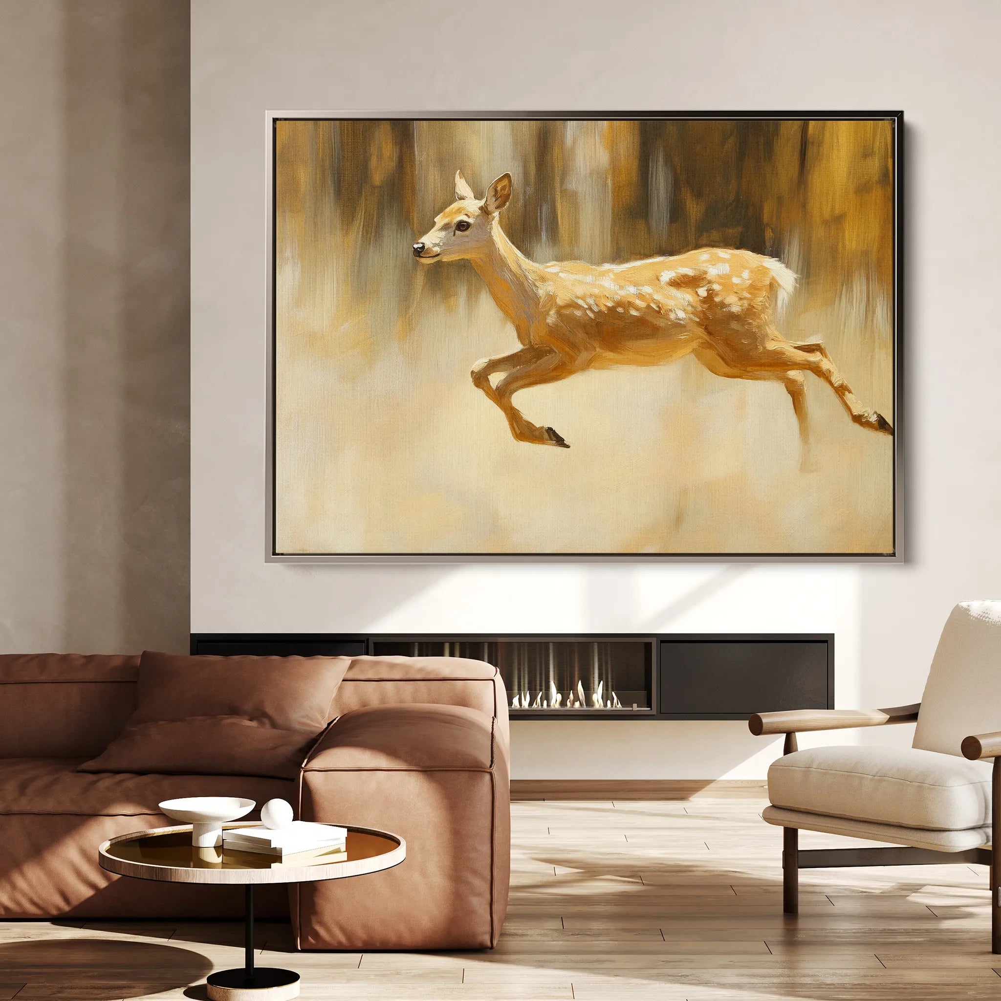 Animals Canvas Wall Art WAD062-AN 90 x 60 cm / Stretched on hidden frame