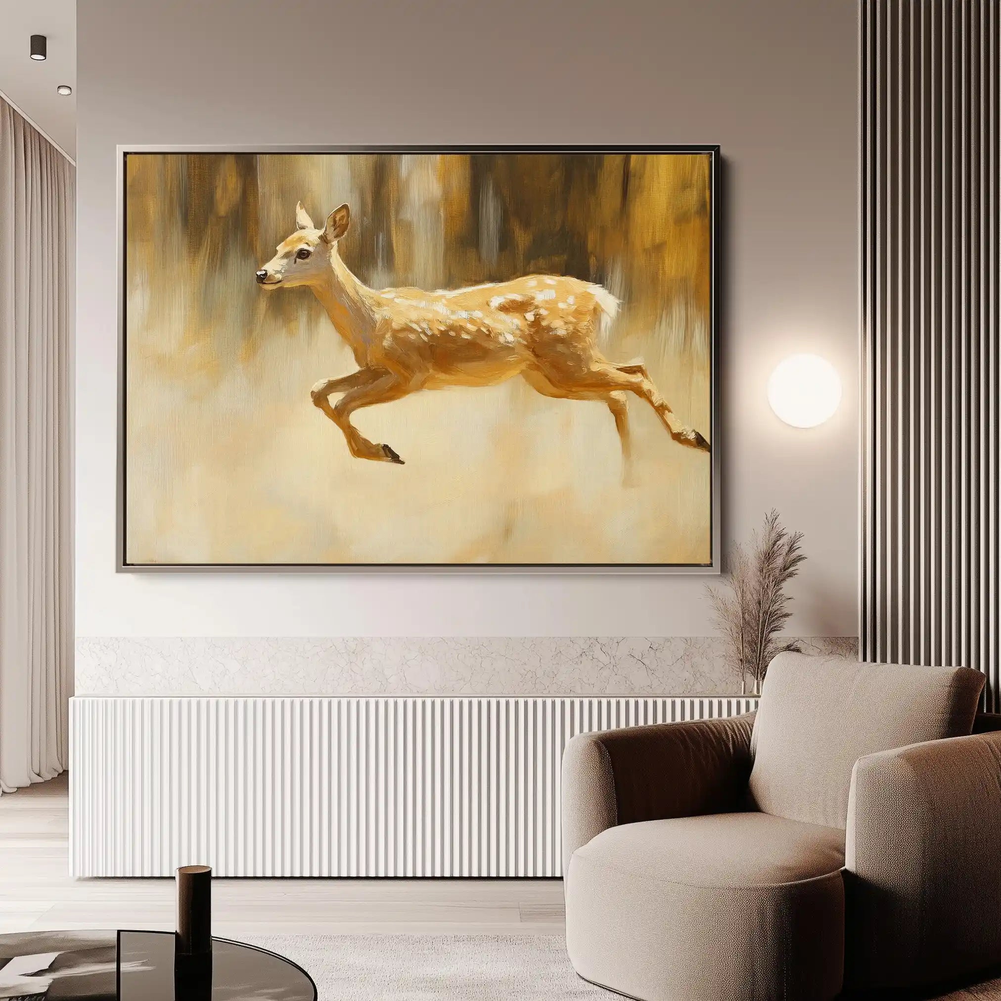 Animals 062 Canvas Art 90 x 60 cm / Stretched on hidden frame