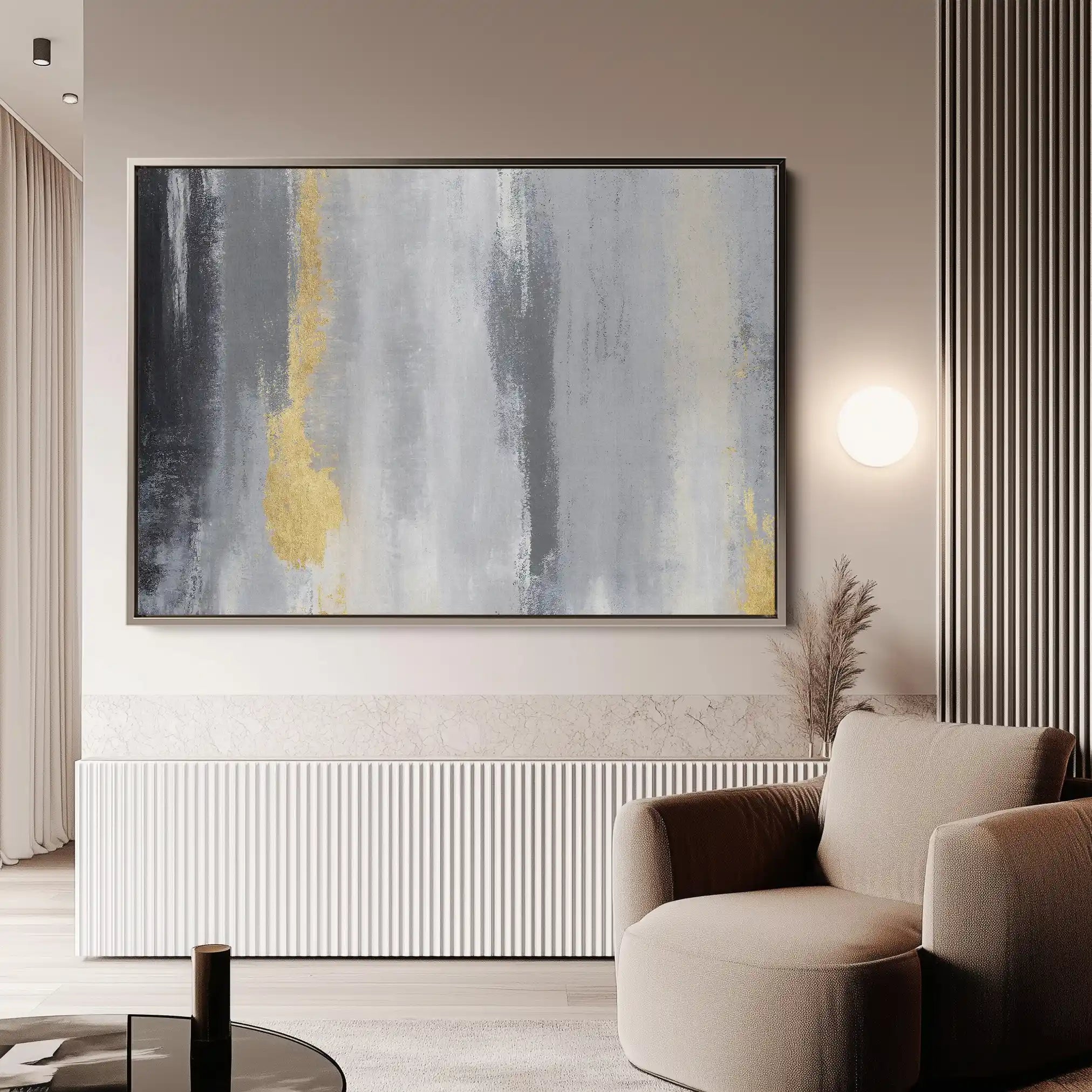 Abstract Canvas Wall Art WAD062-A 90 x 60 cm / Stretched on hidden frame