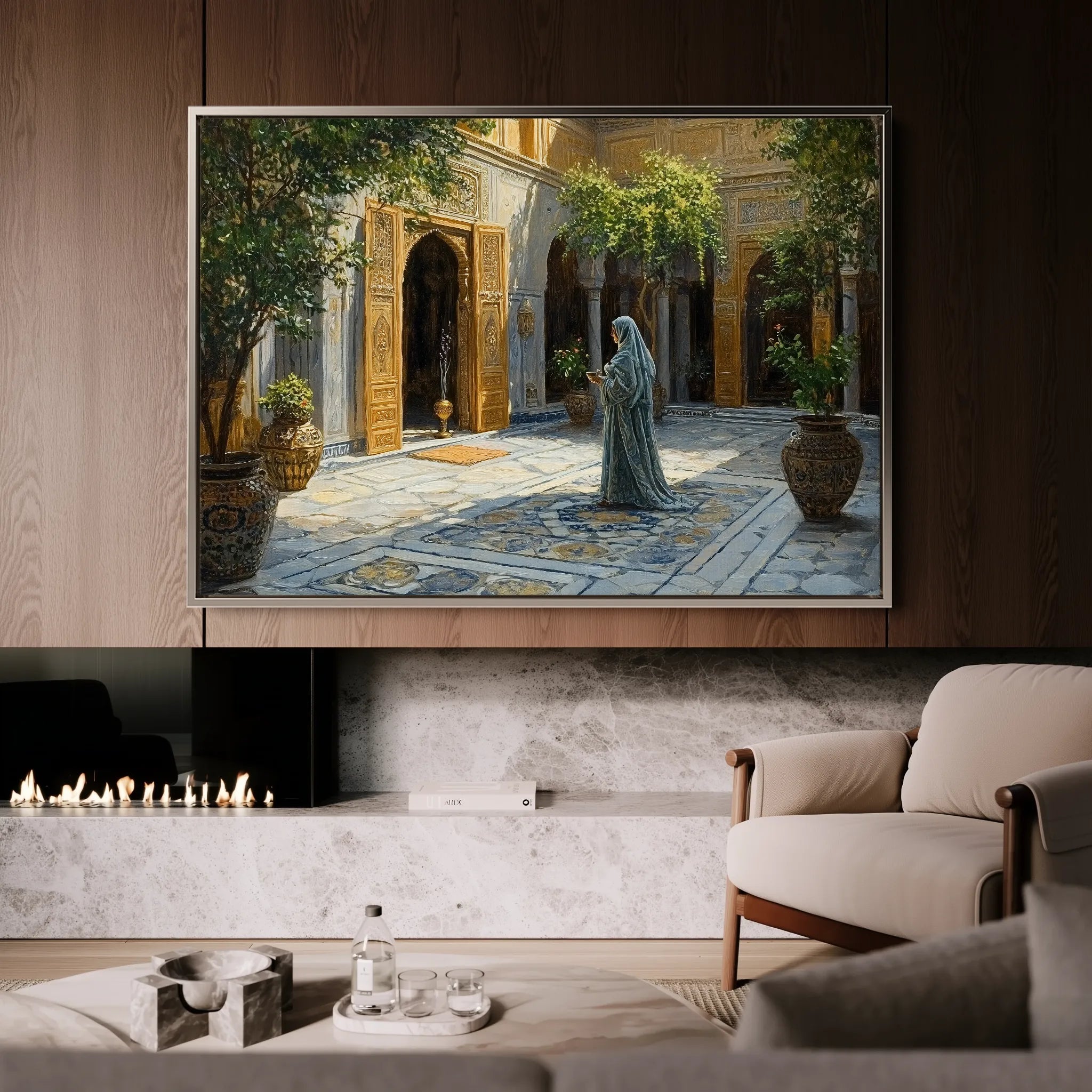 Orientalist Canvas Wall Art WAD062-OR 90 x 60 cm / Stretched on hidden frame