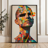 Portrait 062 Canvas Art 90 x 60 cm / Stretched on hidden frame