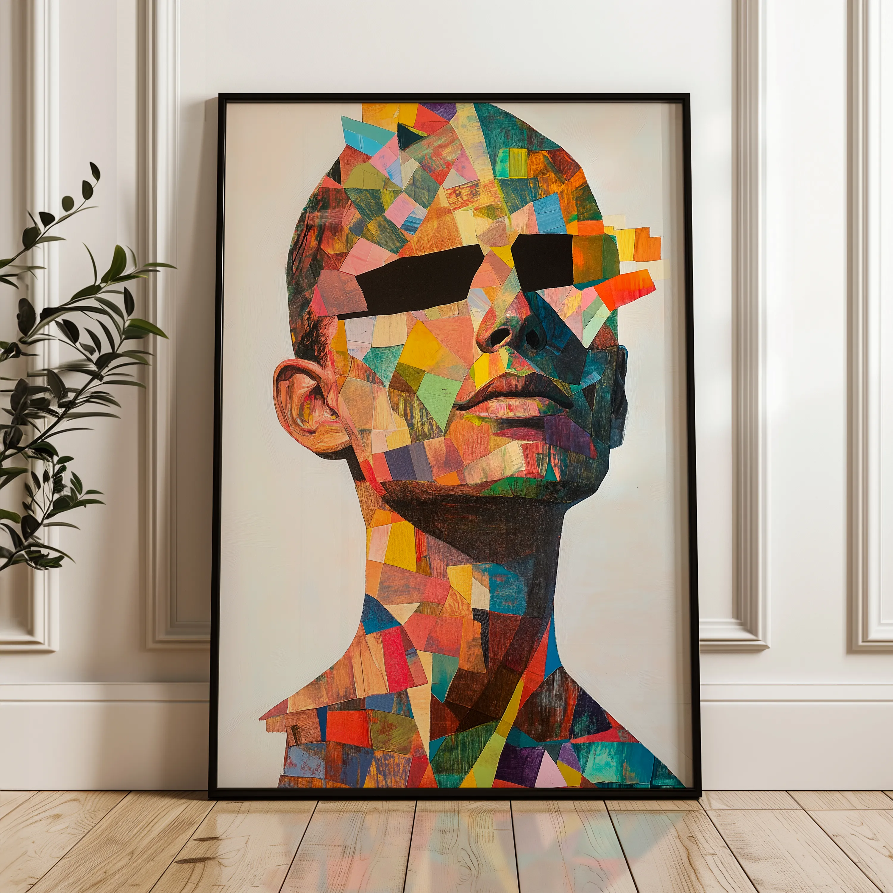 Portrait Canvas Wall Art WAD062-P 90 x 60 cm / Stretched on hidden frame