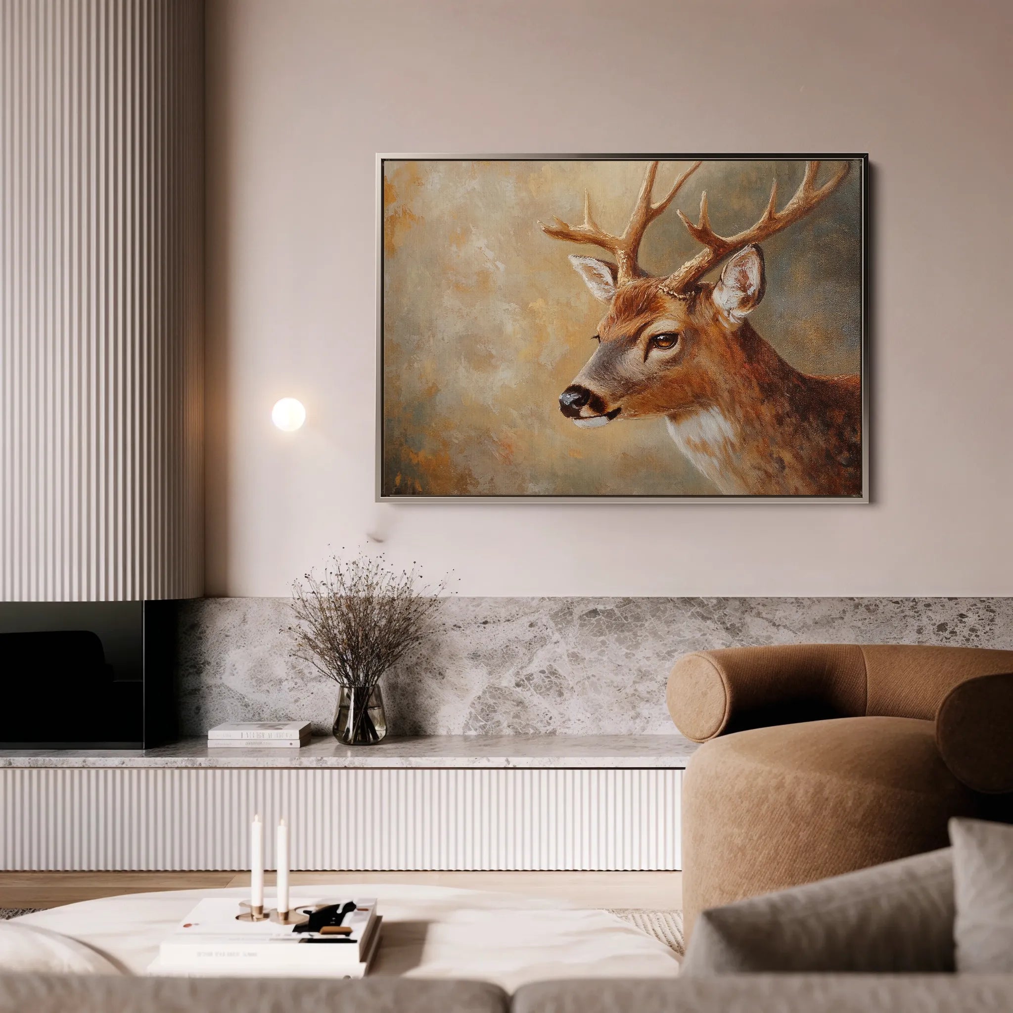 Animals Canvas Wall Art WAD063-AN 90 x 60 cm / Stretched on hidden frame