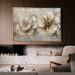 Floral Canvas Wall Art WAD063-F 90 x 60 cm / Stretched on hidden frame