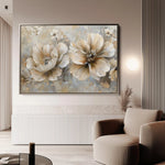 Floral Canvas Wall Art WAD063-F 90 x 60 cm / Stretched on hidden frame