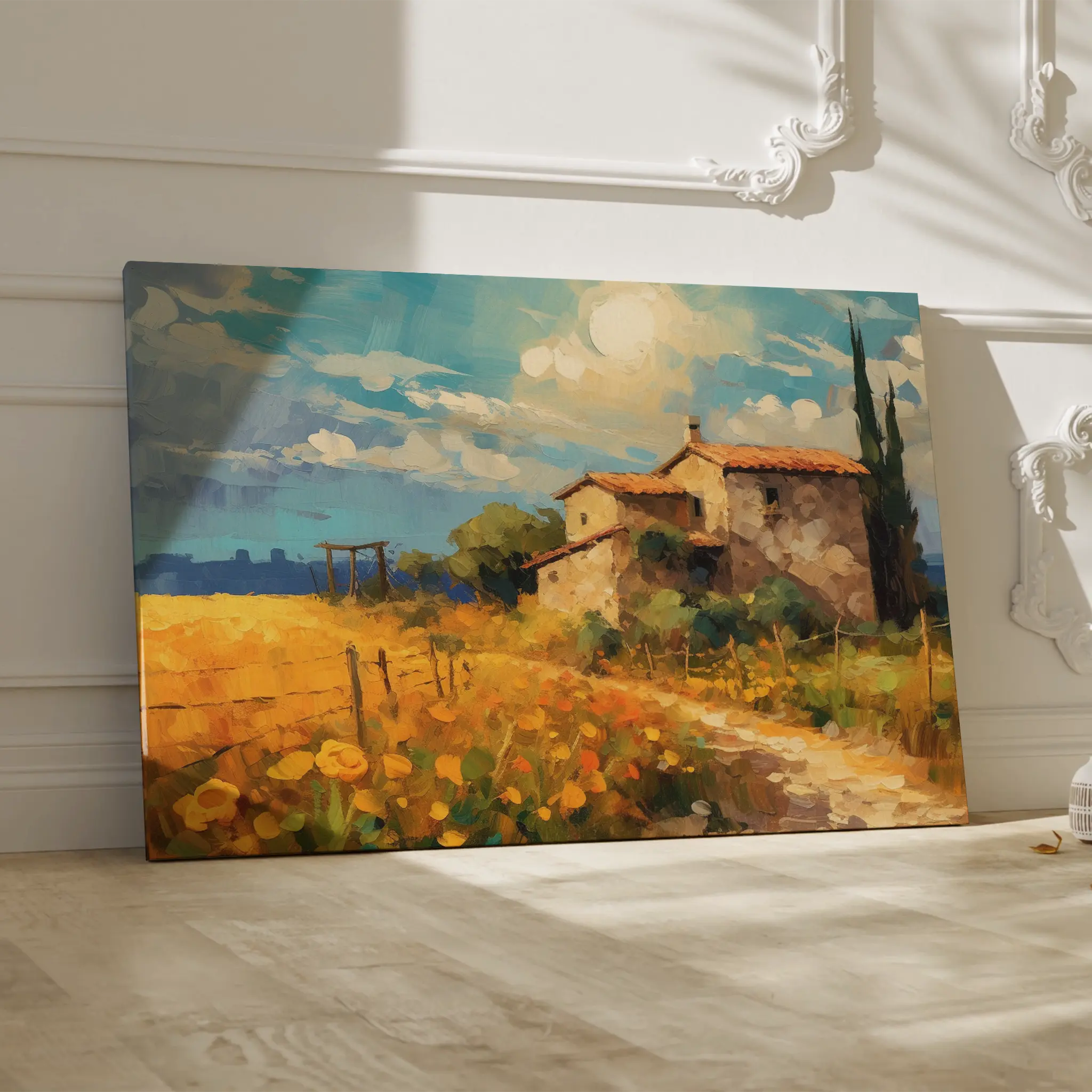 Landscape Canvas Wall Art WAD063-L 90 x 60 cm / Stretched on hidden frame