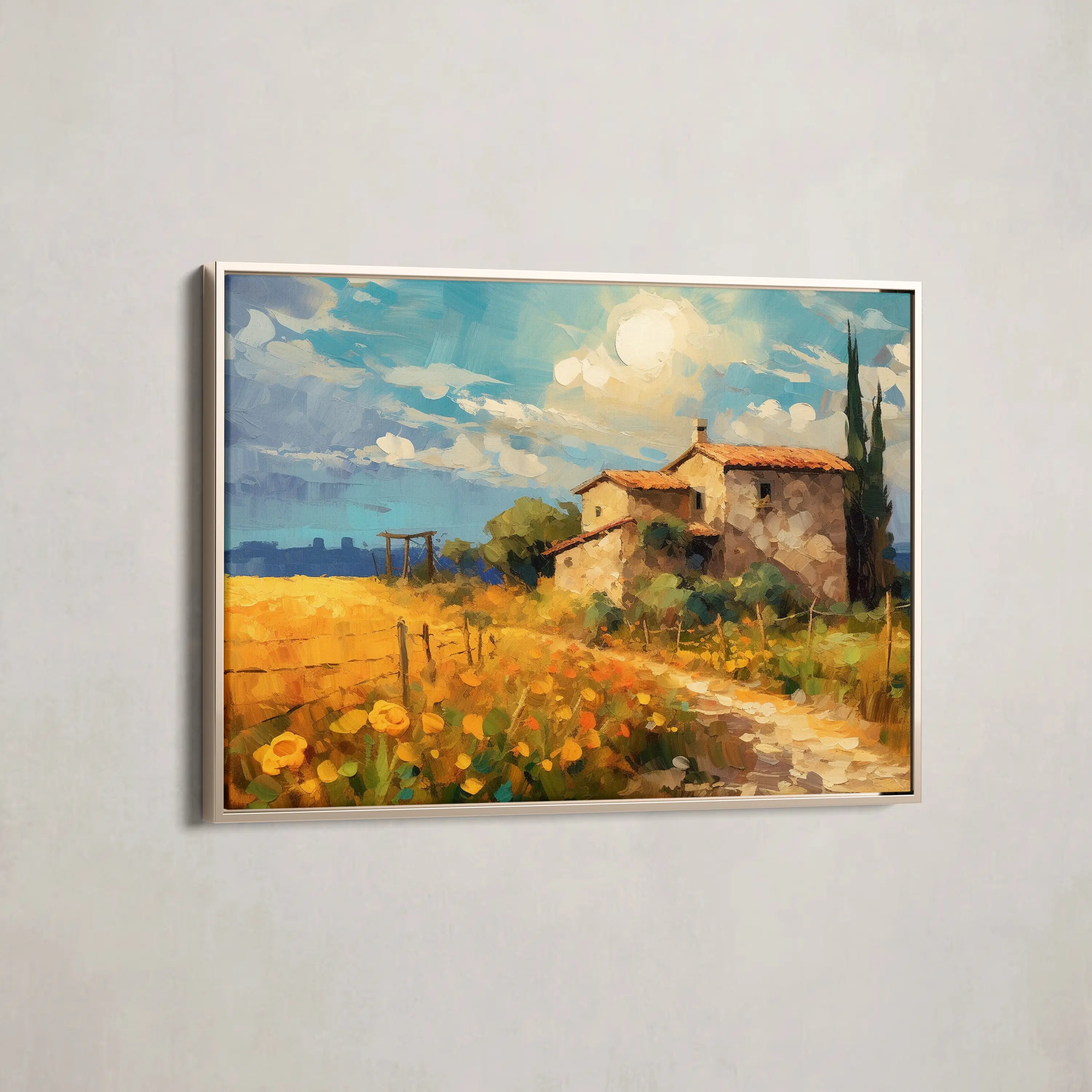 Landscape Canvas Wall Art WAD063-L 90 x 60 cm / Stretched on hidden frame