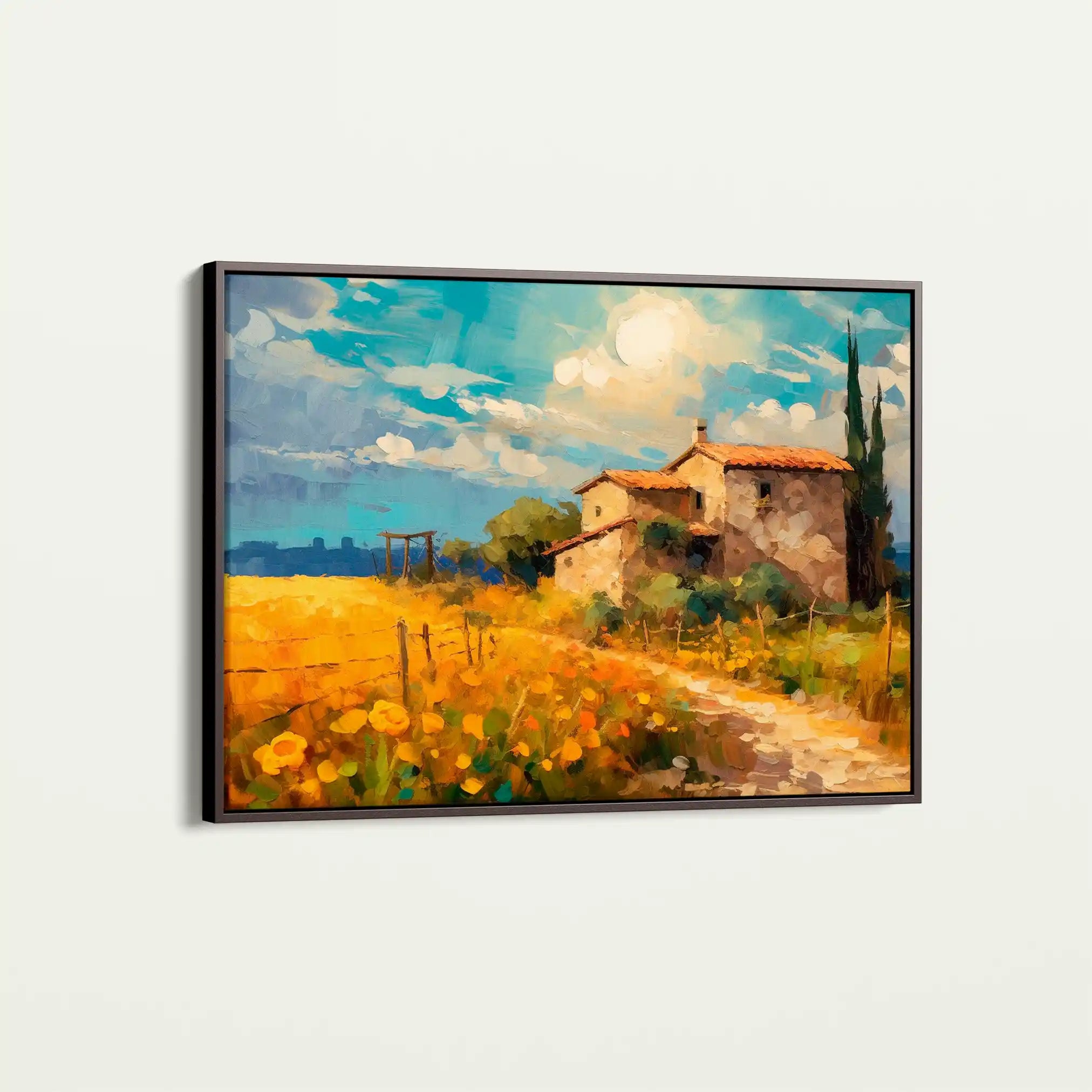 Landscape 063 Canvas Art 90 x 60 cm / Stretched on hidden frame