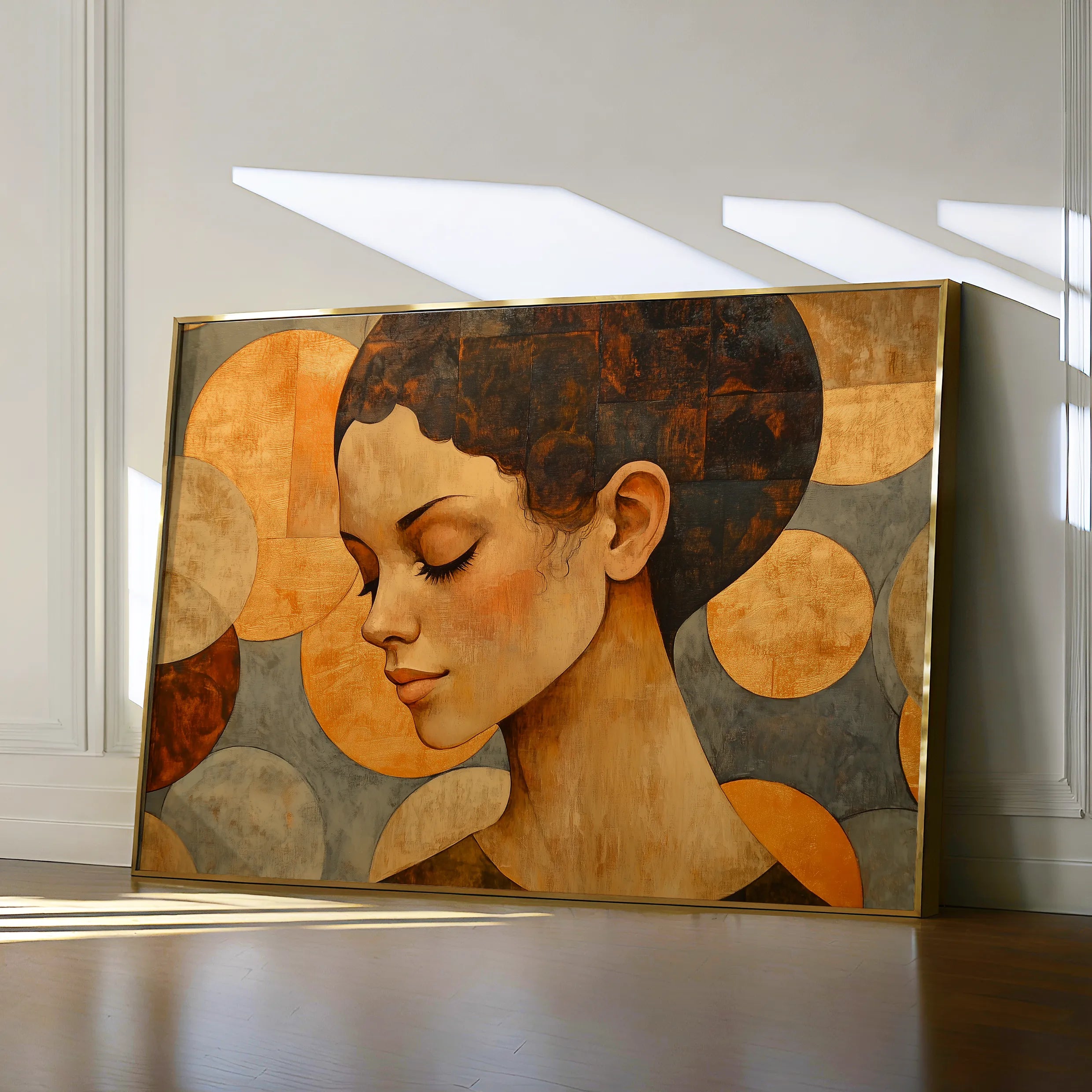 Portrait Canvas Wall Art WAD063-P 90 x 60 cm / Stretched on hidden frame