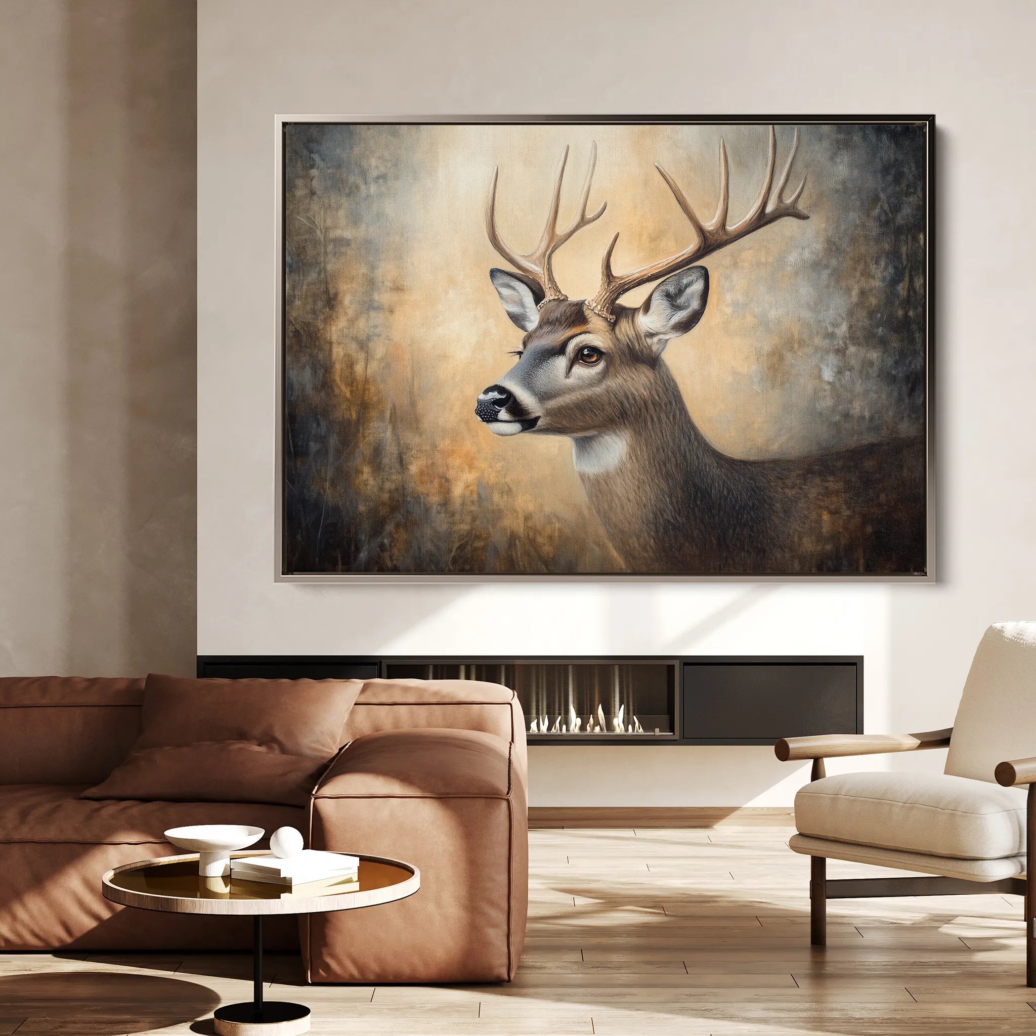 Animals Canvas Wall Art WAD064-AN 90 x 60 cm / Stretched on hidden frame