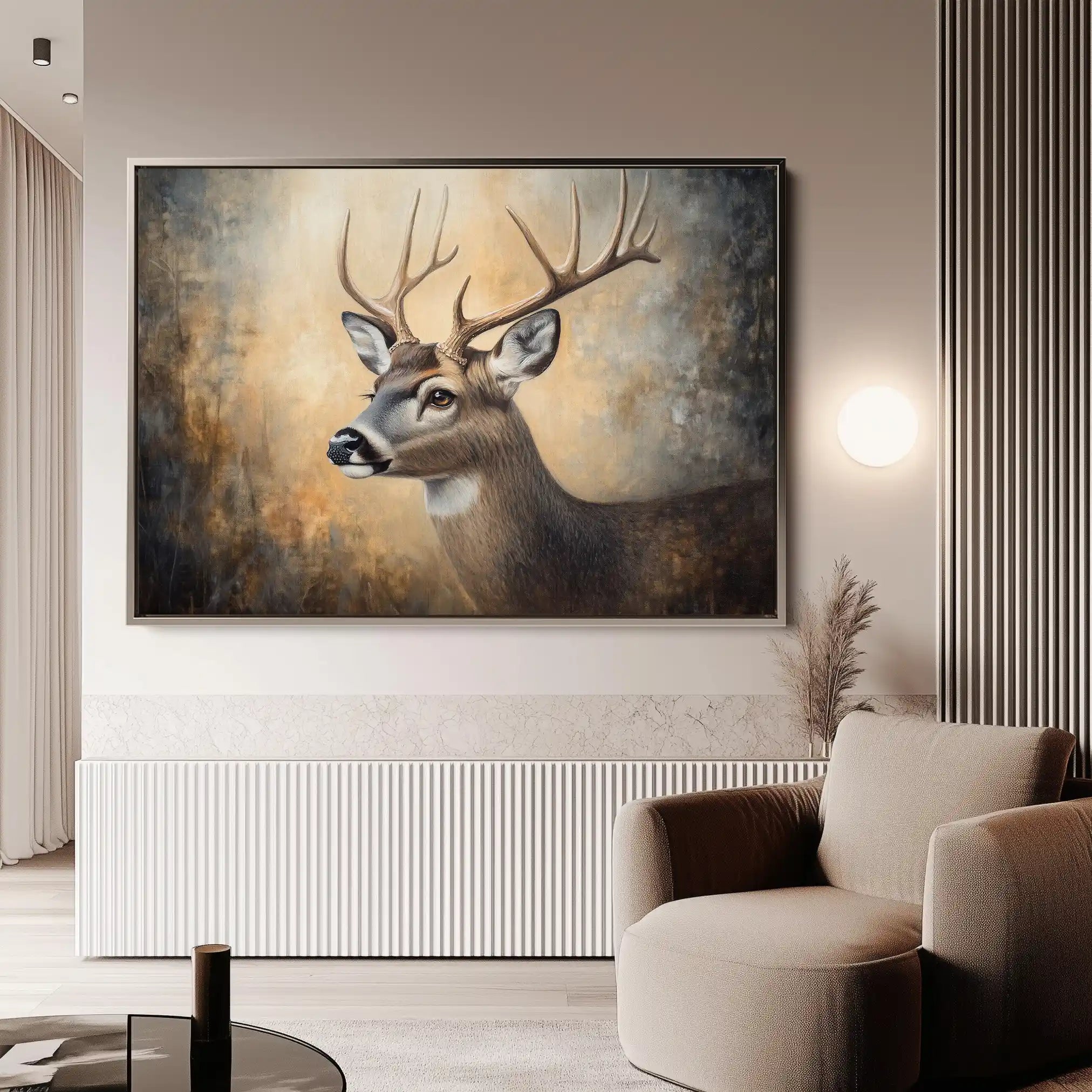 Animals 064 Canvas Art 90 x 60 cm / Stretched on hidden frame