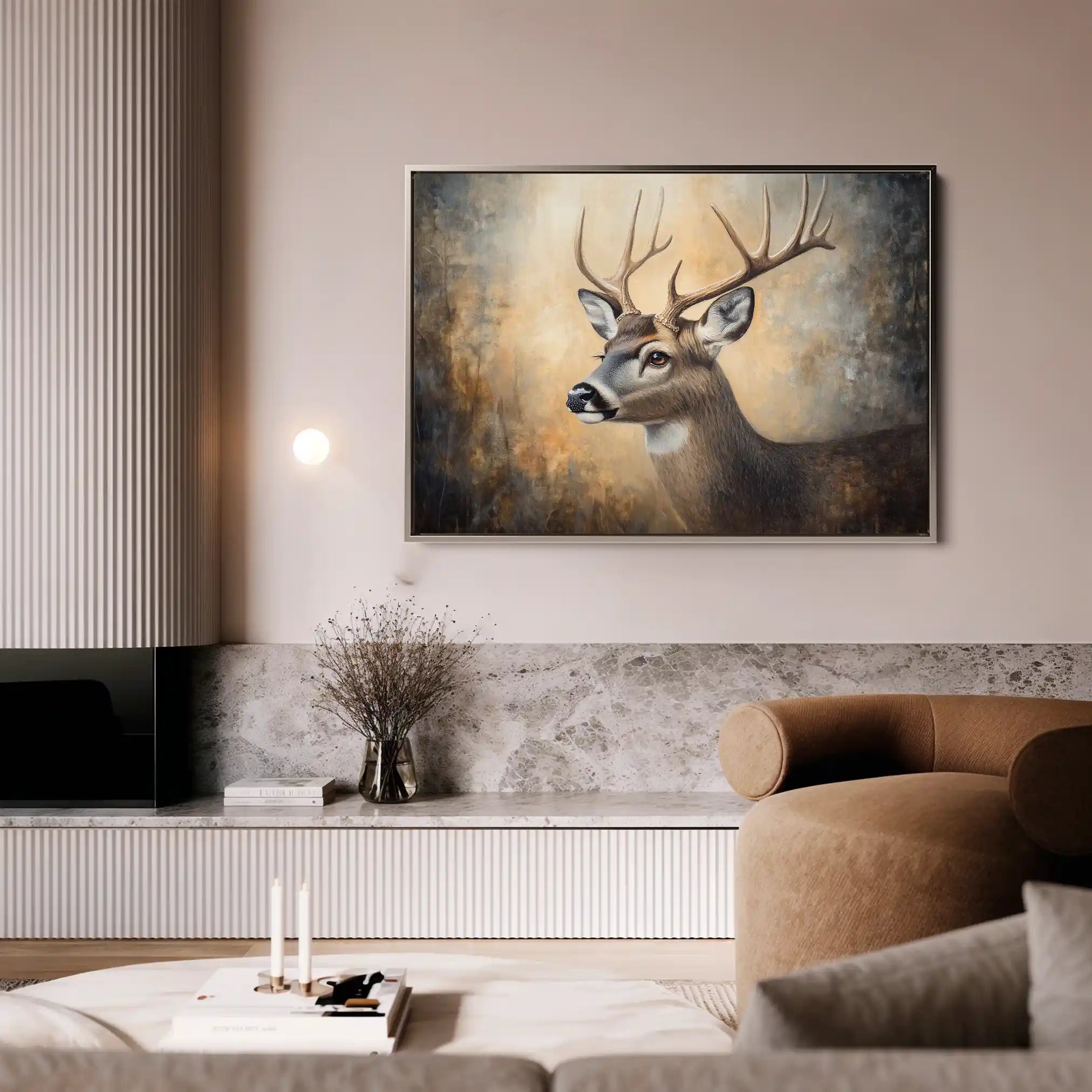 Animals 064 Canvas Art 90 x 60 cm / Stretched on hidden frame