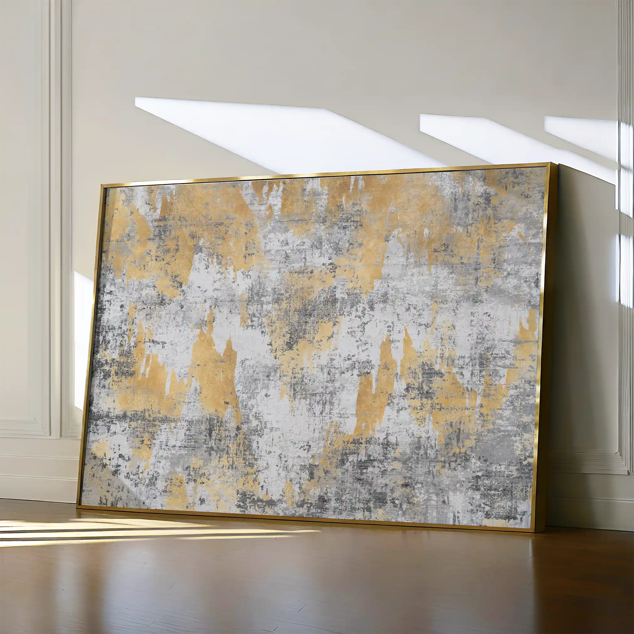 Abstract Canvas Wall Art WAD064-A 90 x 60 cm / Stretched on hidden frame