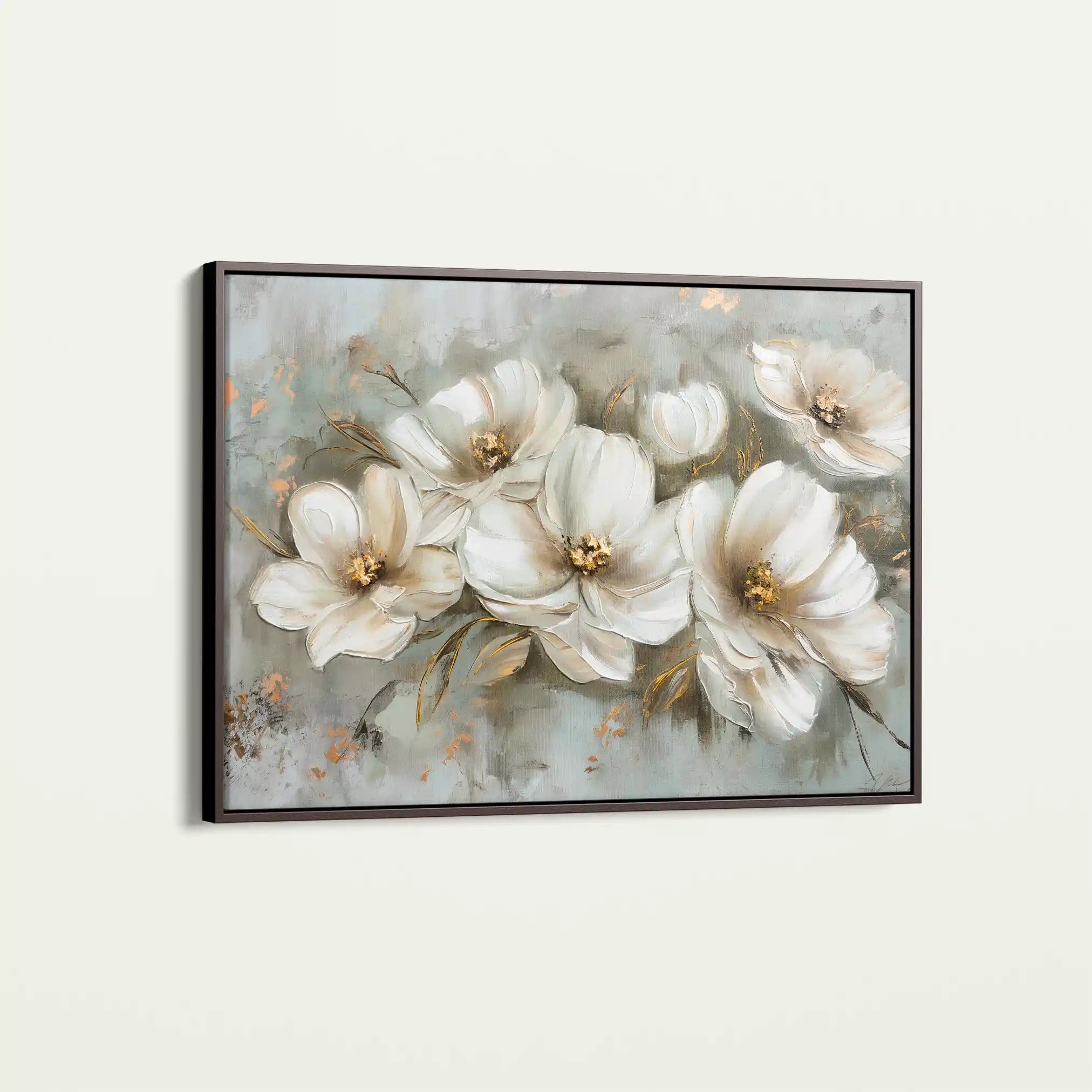 Floral Canvas Wall Art WAD064-F 90 x 60 cm / Stretched on hidden frame