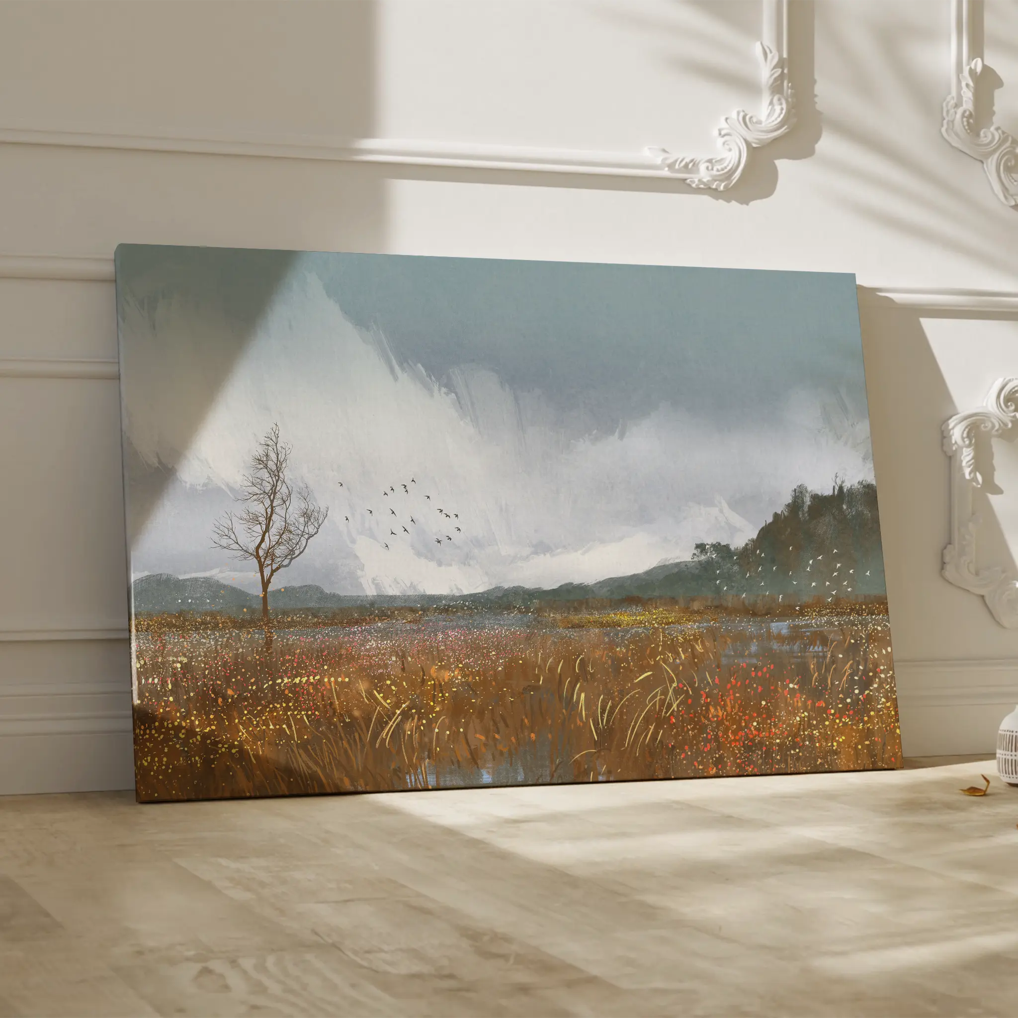 Landscape Canvas Wall Art WAD064-L 90 x 60 cm / Stretched on hidden frame