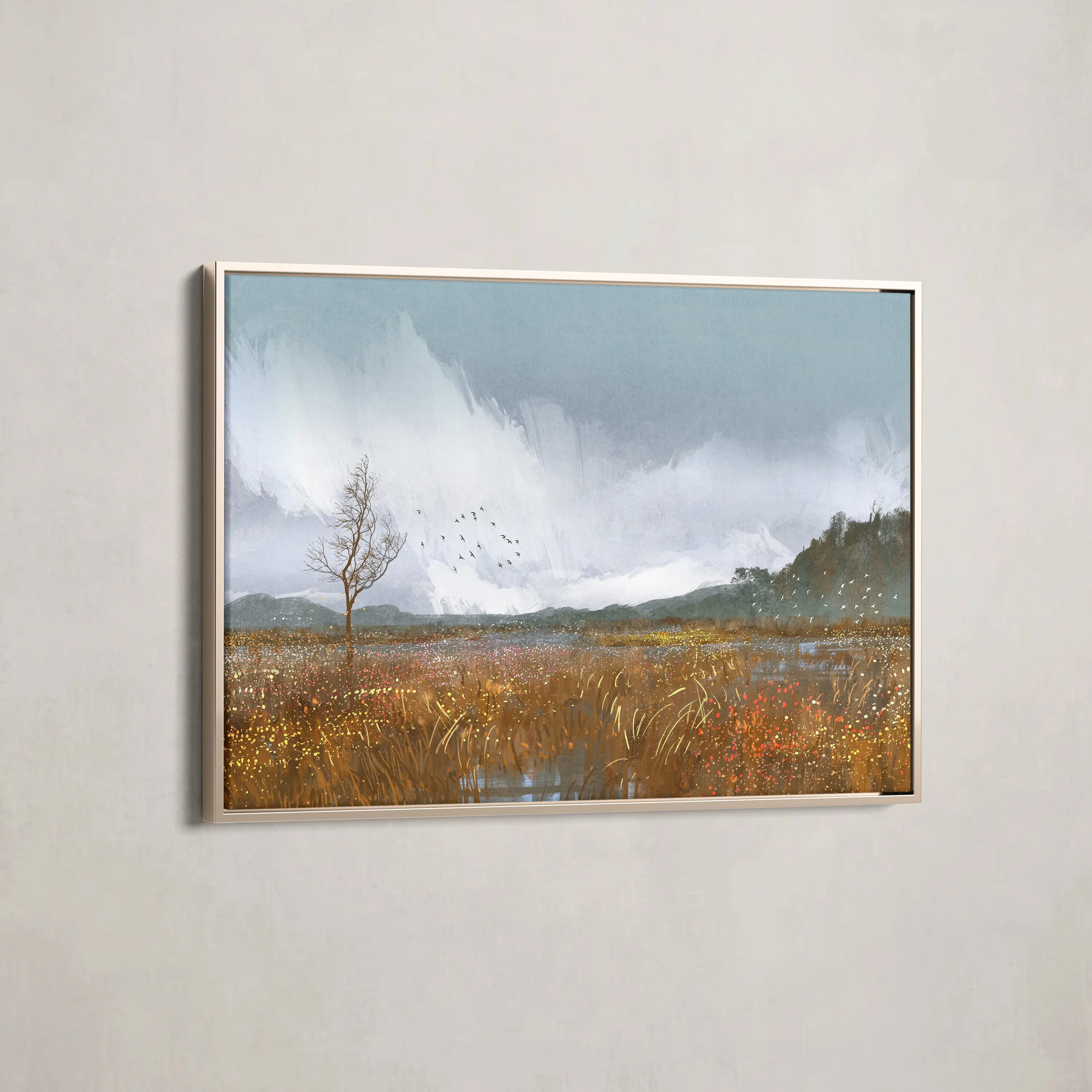 Landscape Canvas Wall Art WAD064-L 90 x 60 cm / Stretched on hidden frame