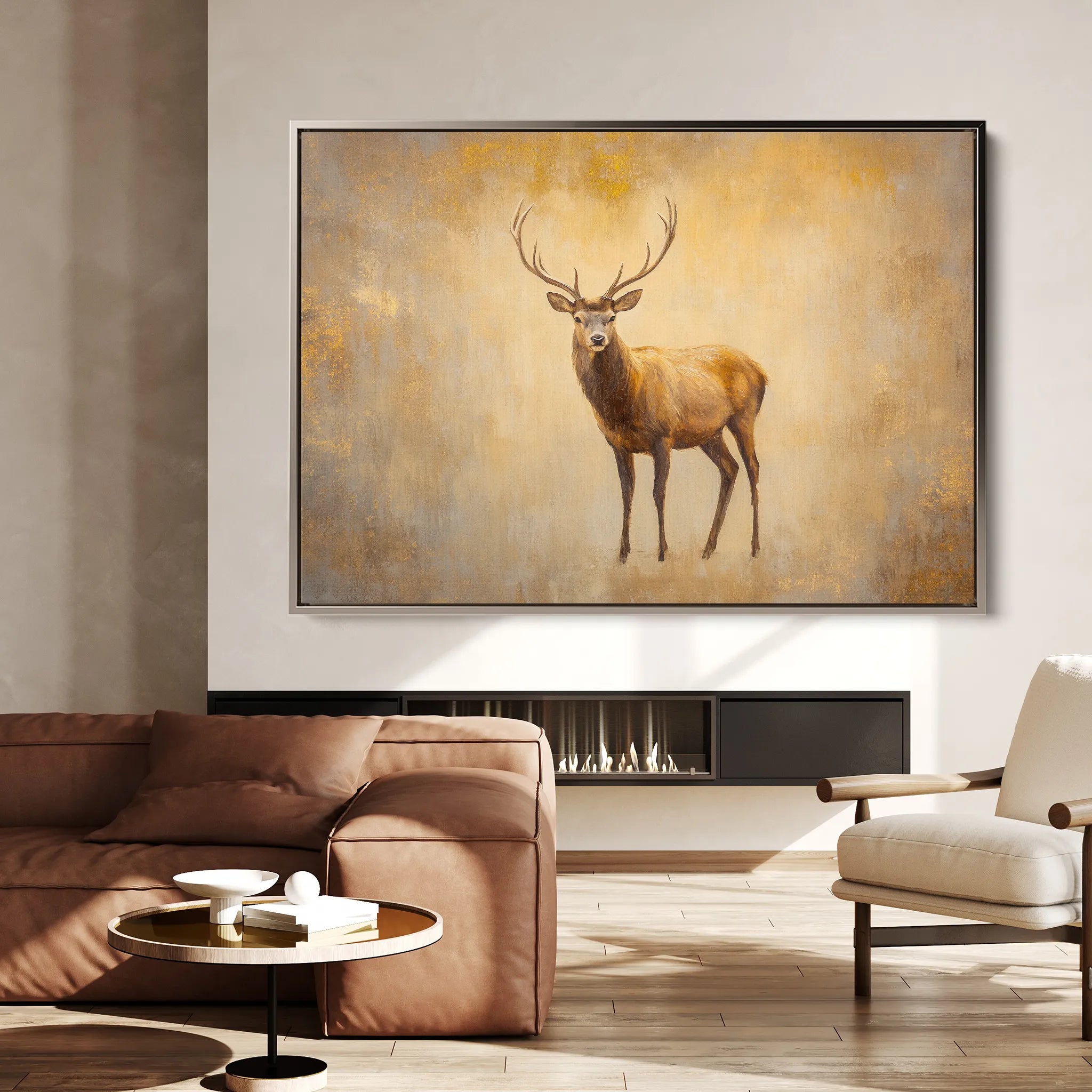 Animals Canvas Wall Art WAD065-AN 90 x 60 cm / Stretched on hidden frame