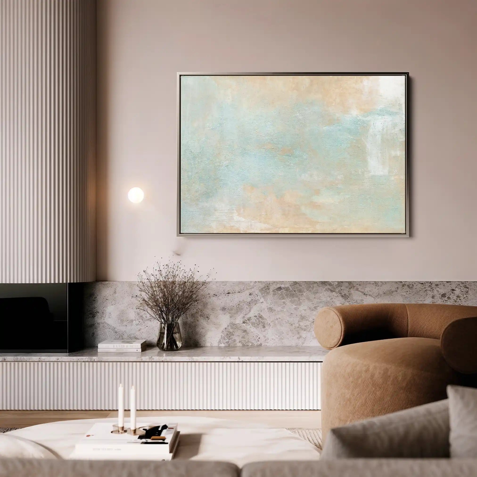 Abstract Canvas Wall Art WAD065-A 90 x 60 cm / Stretched on hidden frame