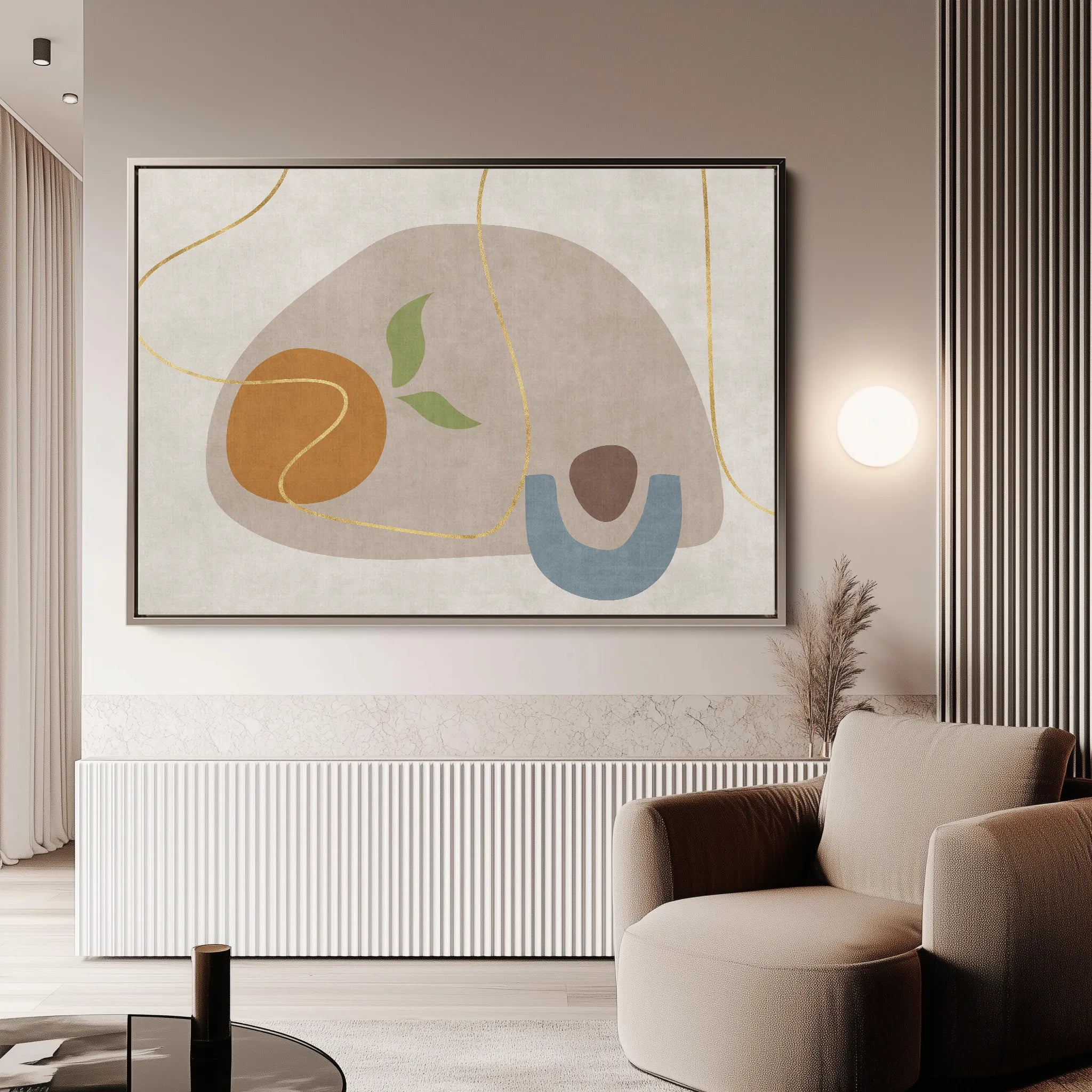 Boho Canvas Wall Art WAD065-BH 90 x 60 cm / Stretched on hidden frame