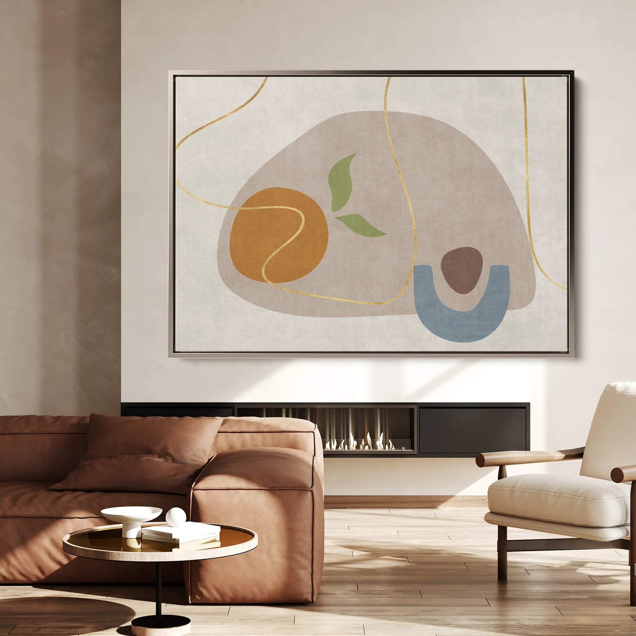 Boho Canvas Wall Art WAD065-BH 90 x 60 cm / Stretched on hidden frame