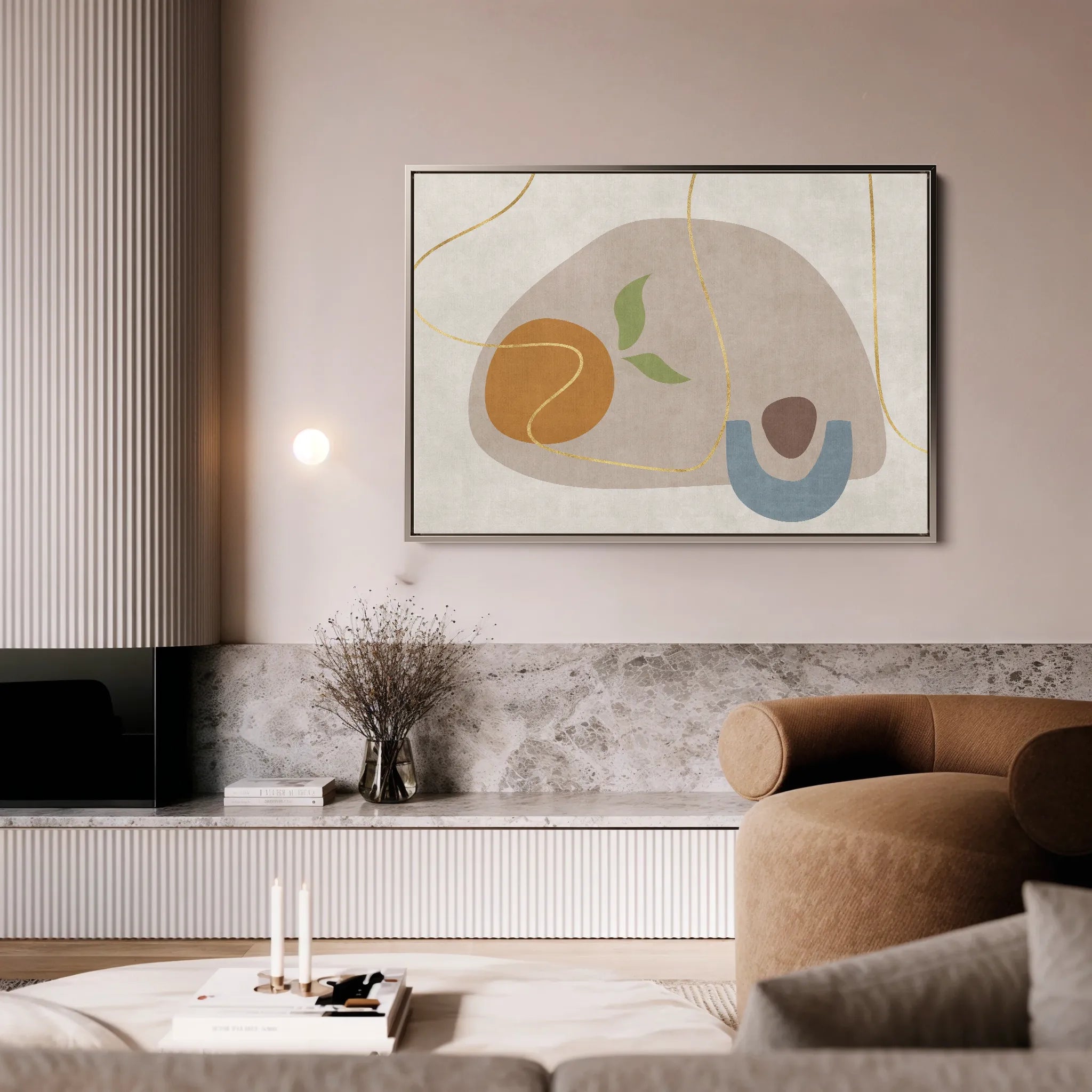 Boho Canvas Wall Art WAD065-BH 90 x 60 cm / Stretched on hidden frame