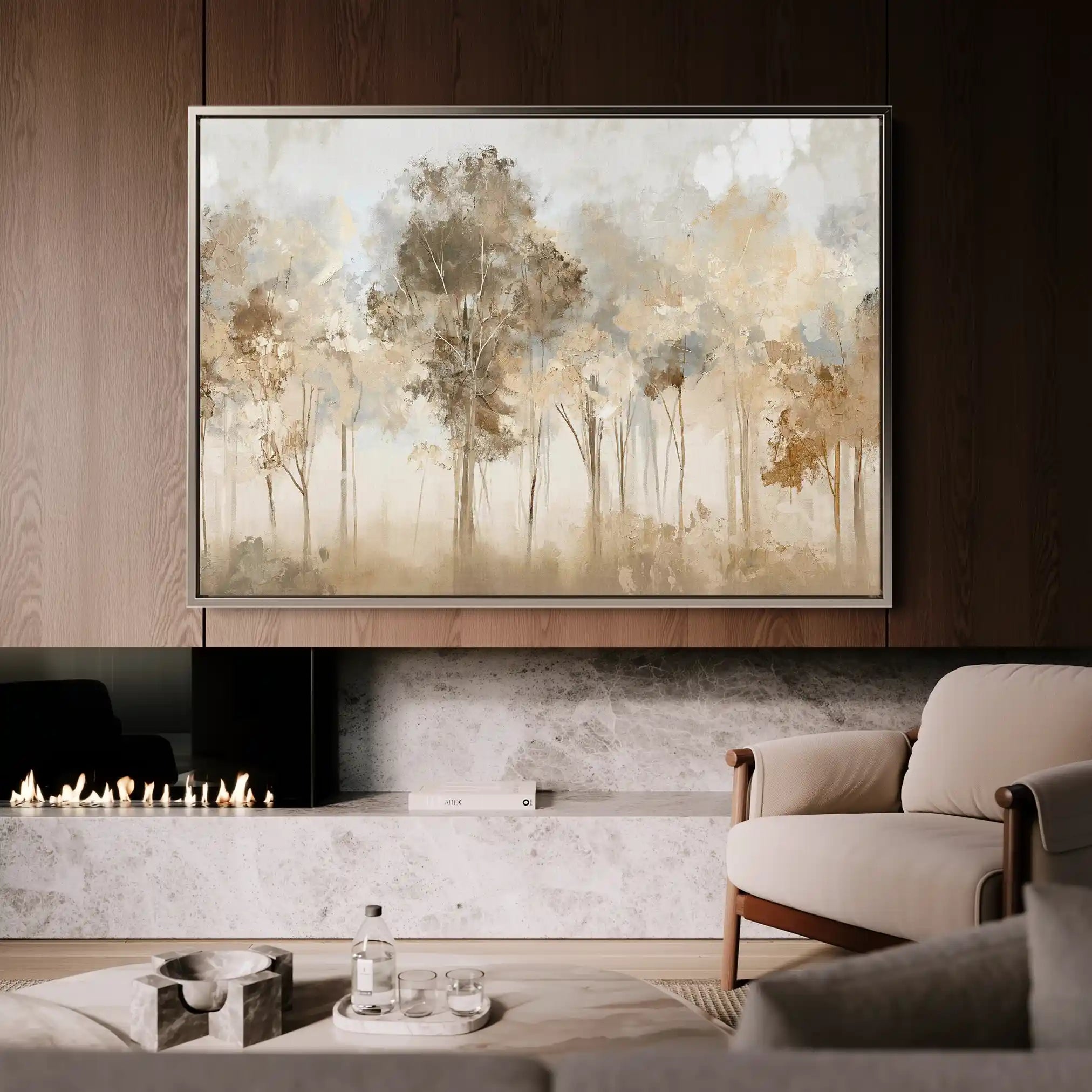 Floral Canvas Wall Art WAD065-F 90 x 60 cm / Stretched on hidden frame