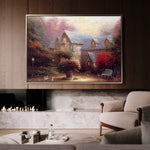 Landscape 065 Canvas Art 90 x 60 cm / Stretched on hidden frame