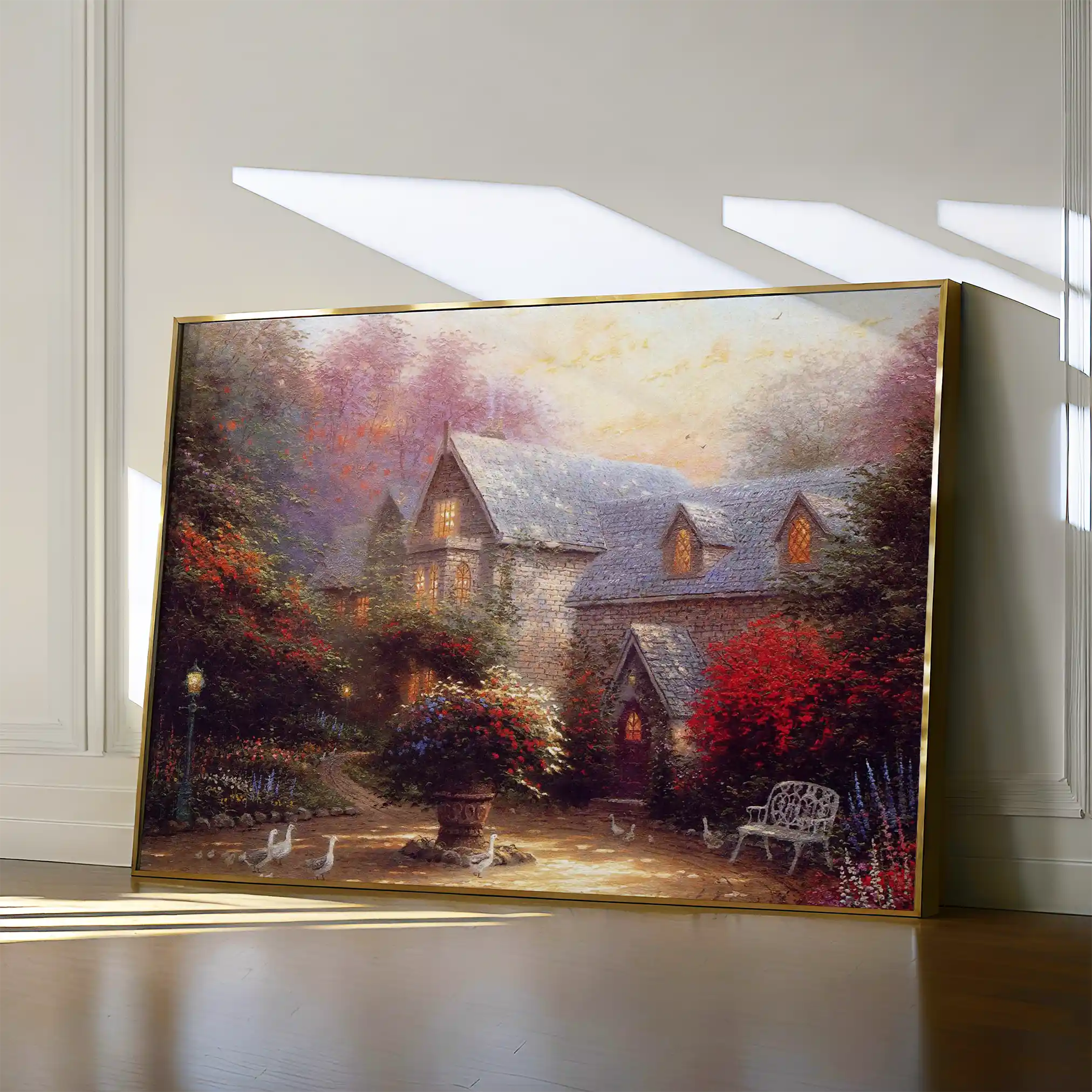 Landscape 065 Canvas Art 90 x 60 cm / Stretched on hidden frame