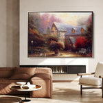 Landscape 065 Canvas Art 90 x 60 cm / Stretched on hidden frame