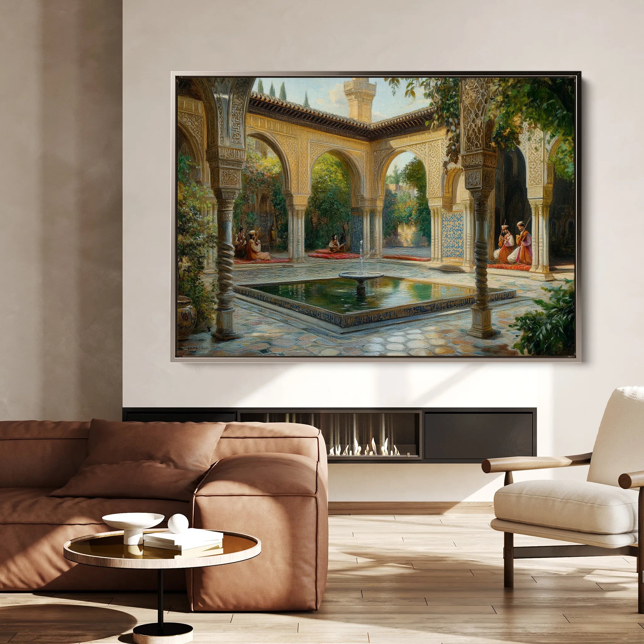 Orientalist Canvas Wall Art WAD065-OR 90 x 60 cm / Stretched on hidden frame