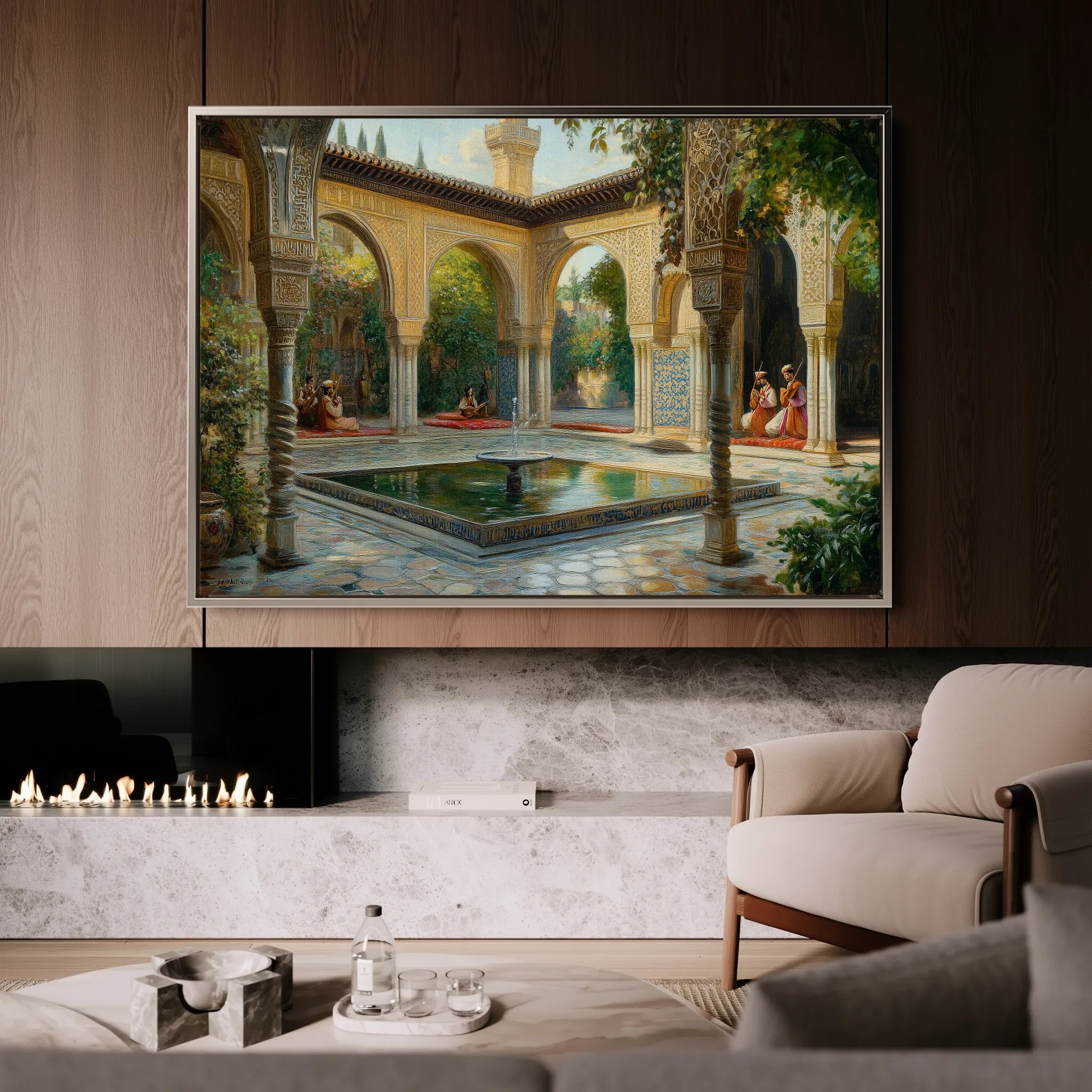 Orientalist Canvas Wall Art WAD065-OR 90 x 60 cm / Stretched on hidden frame