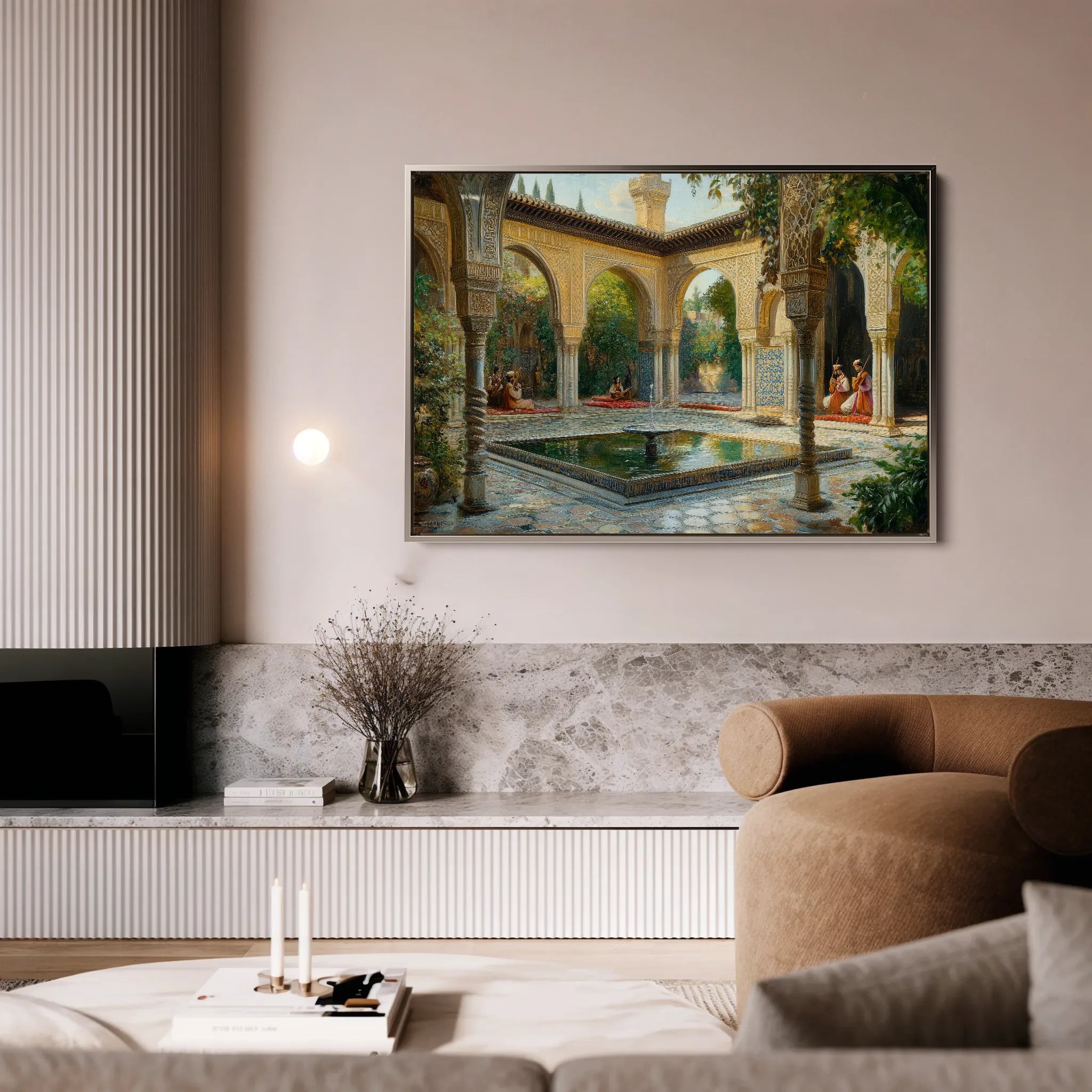 Orientalist Canvas Wall Art WAD065-OR 90 x 60 cm / Stretched on hidden frame