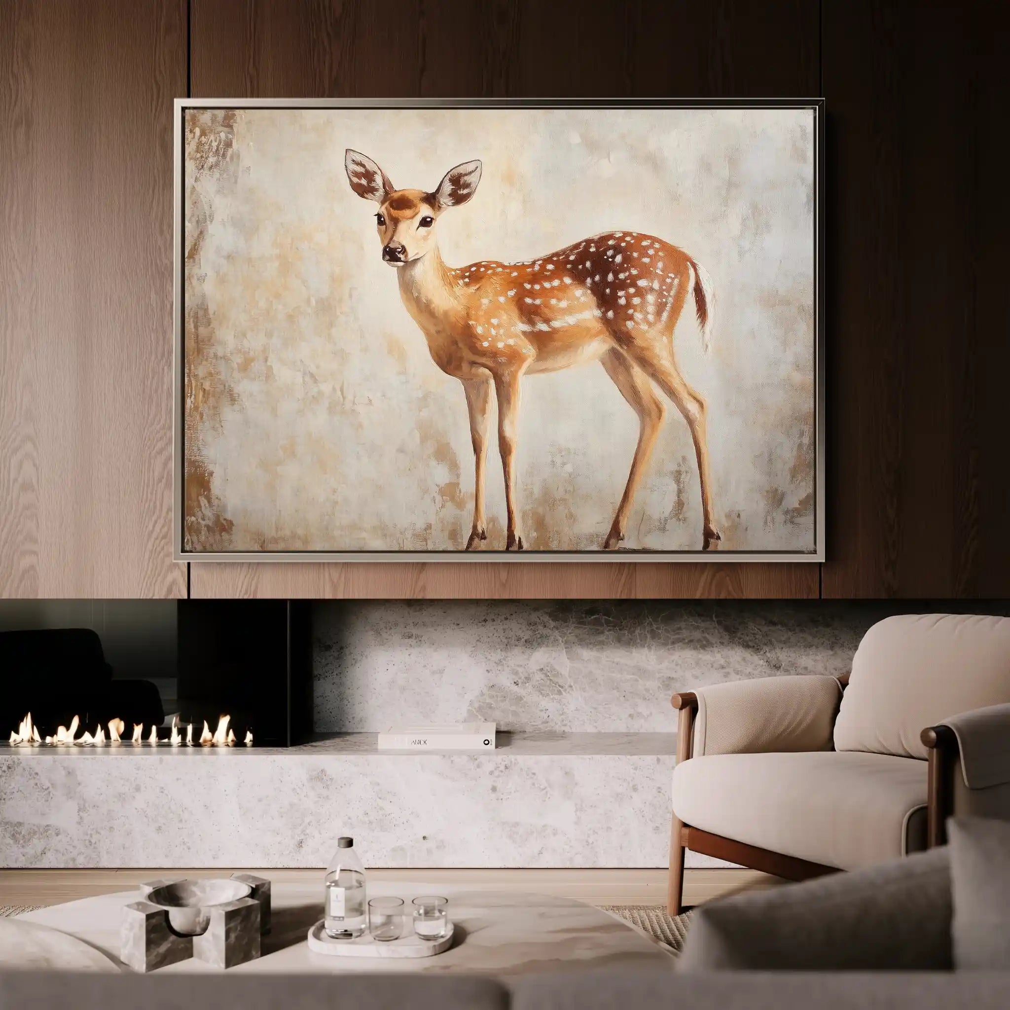 Animals 066 Canvas Art 90 x 60 cm / Stretched on hidden frame