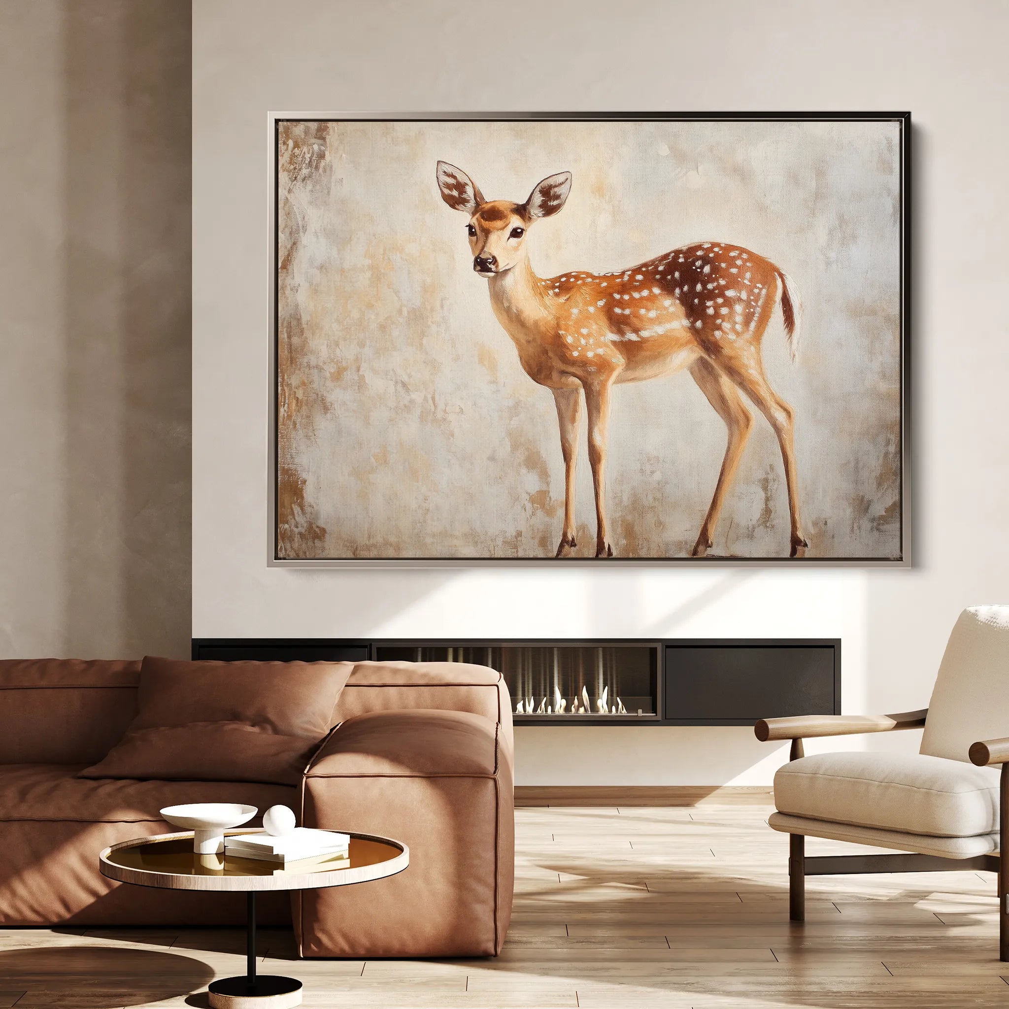 Animals Canvas Wall Art WAD066-AN 90 x 60 cm / Stretched on hidden frame