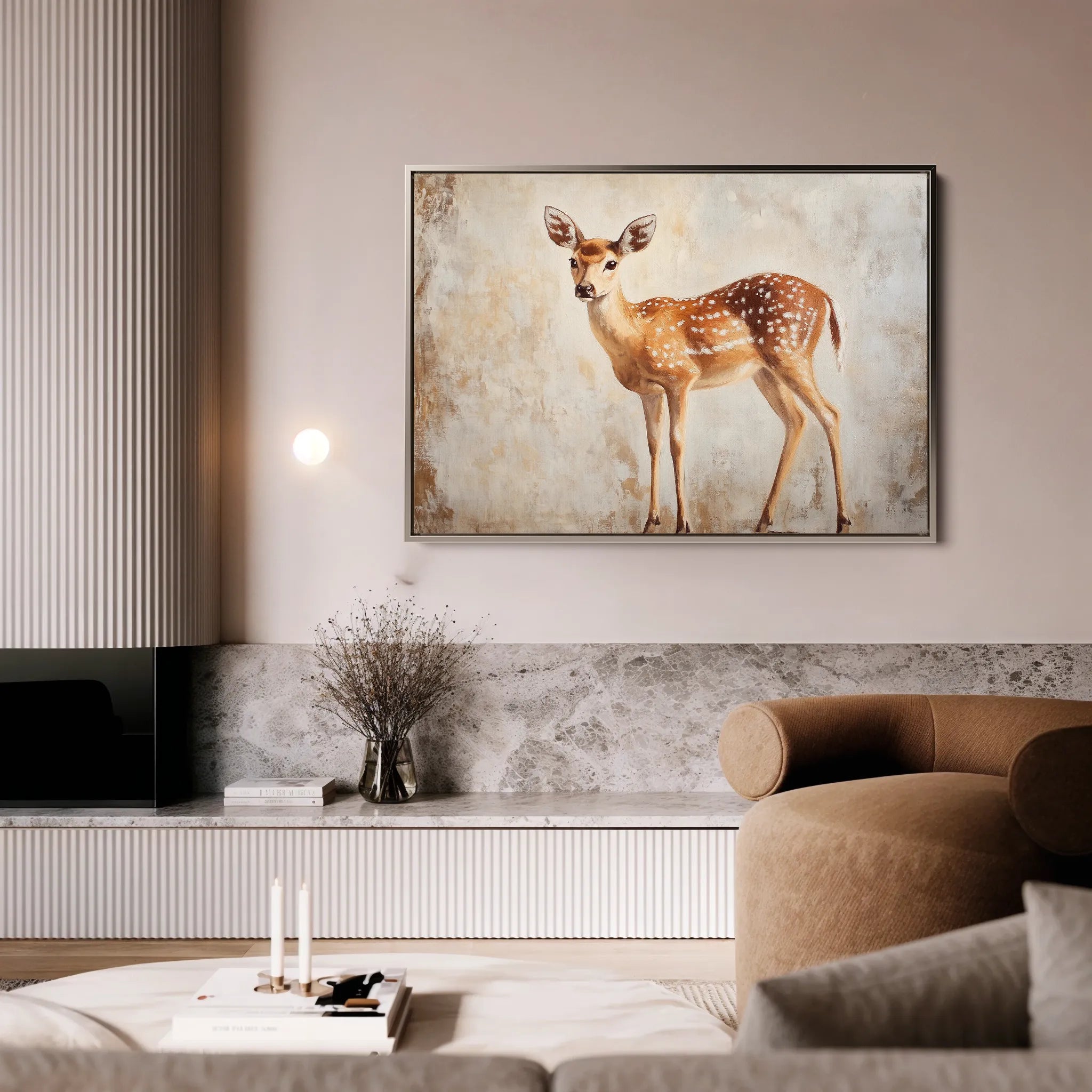Animals Canvas Wall Art WAD066-AN 90 x 60 cm / Stretched on hidden frame
