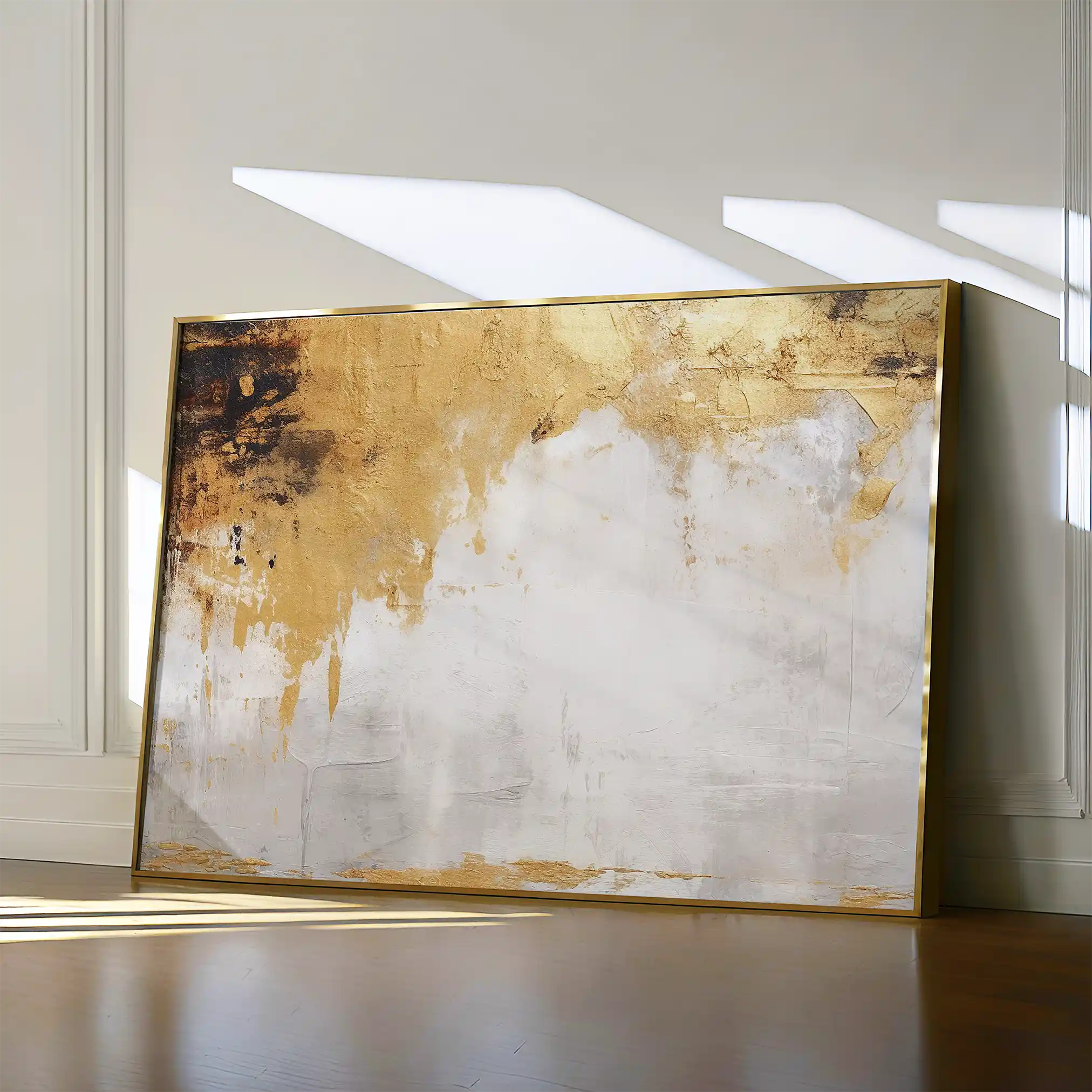 Abstract Canvas Wall Art WAD066-A 90 x 60 cm / Stretched on hidden frame