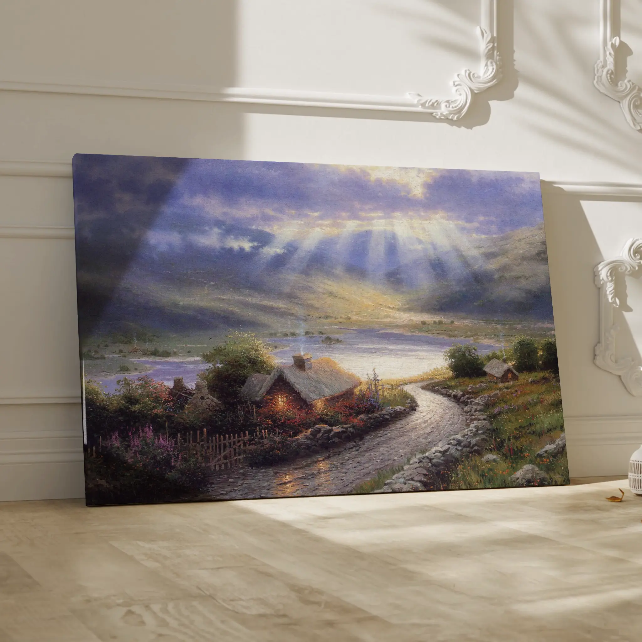 Landscape Canvas Wall Art WAD066-L 90 x 60 cm / Stretched on hidden frame