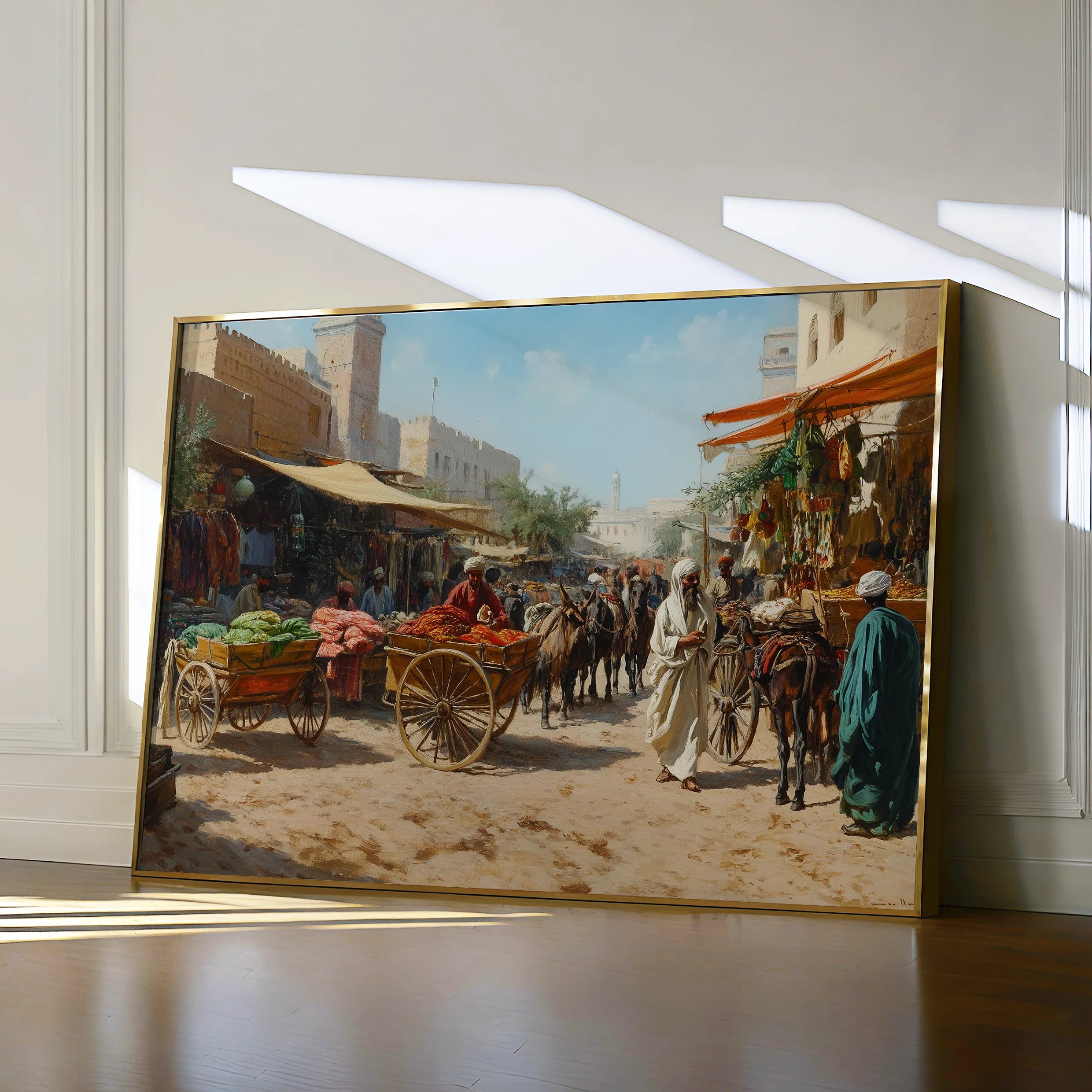 Orientalist Canvas Wall Art WAD066-OR 90 x 60 cm / Stretched on hidden frame
