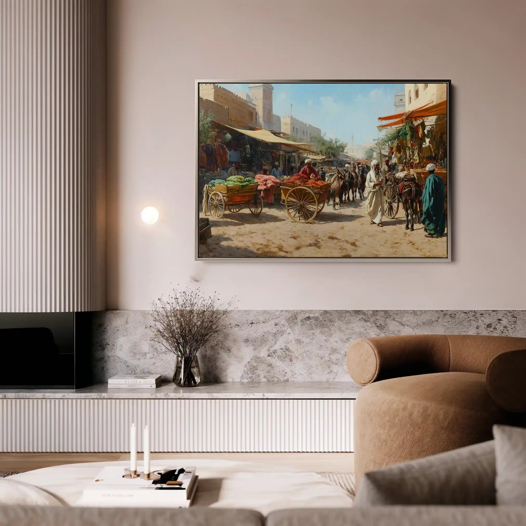 Orientalist 066 Canvas Art 90 x 60 cm / Stretched on hidden frame