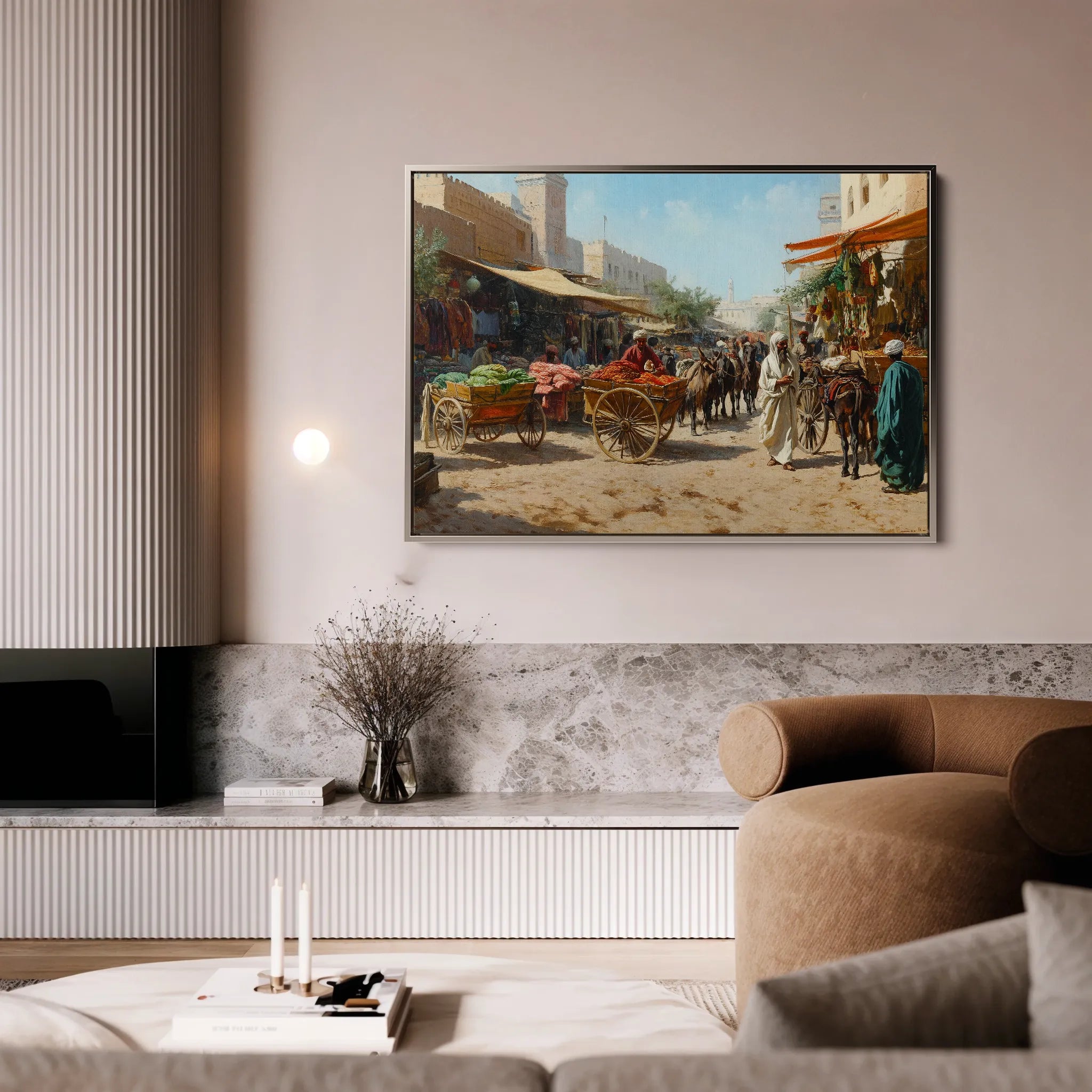 Orientalist Canvas Wall Art WAD066-OR 90 x 60 cm / Stretched on hidden frame
