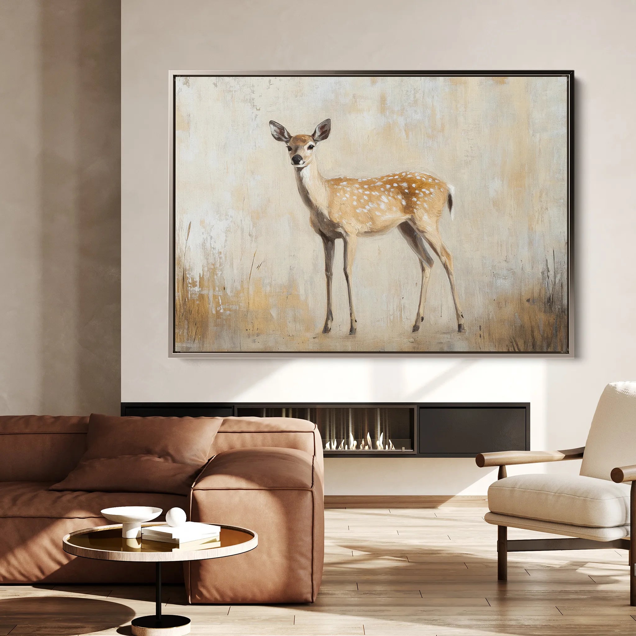 Animals Canvas Wall Art WAD067-AN 90 x 60 cm / Stretched on hidden frame