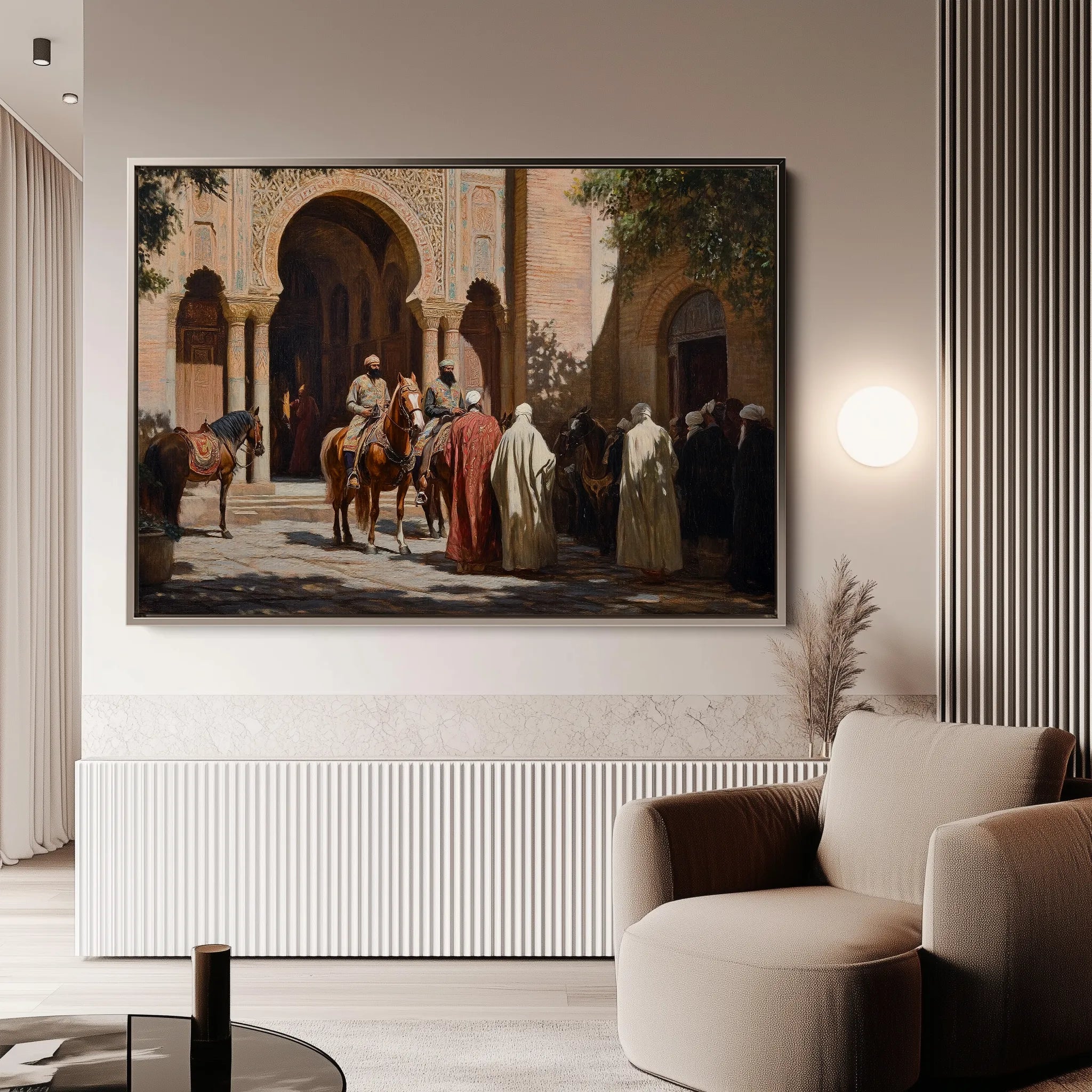 Orientalist Canvas Wall Art WAD067-OR 90 x 60 cm / Stretched on hidden frame