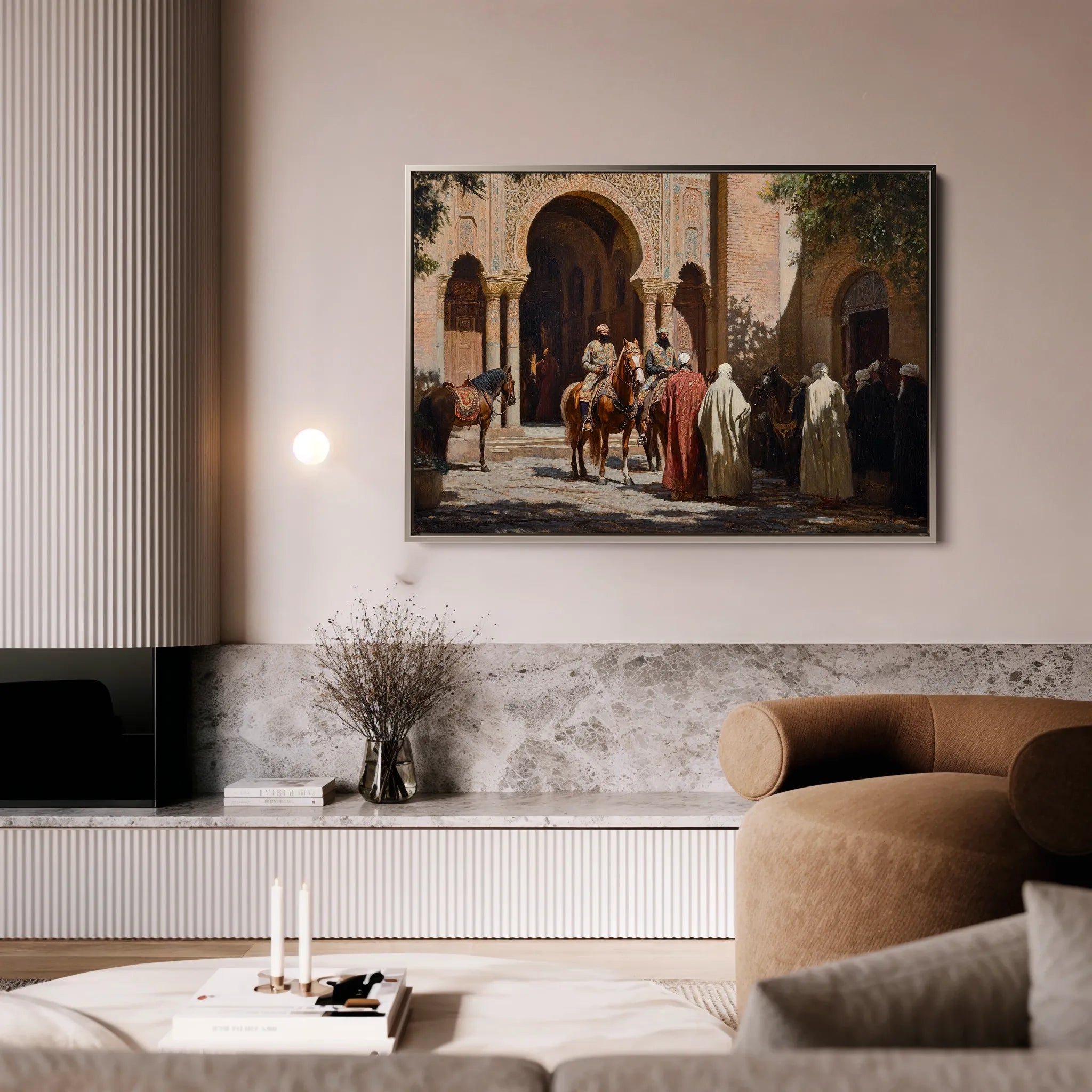 Orientalist Canvas Wall Art WAD067-OR 90 x 60 cm / Stretched on hidden frame