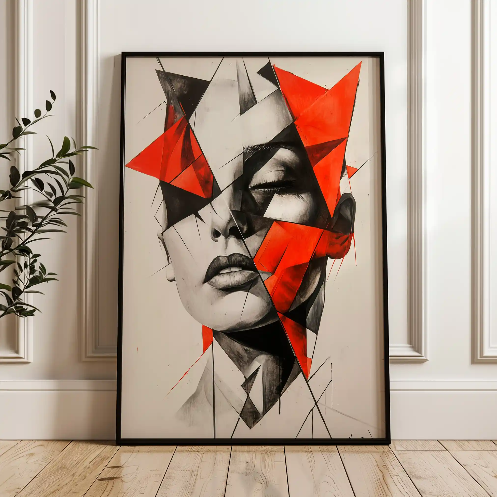 Portrait 067 Canvas Art 90 x 60 cm / Stretched on hidden frame