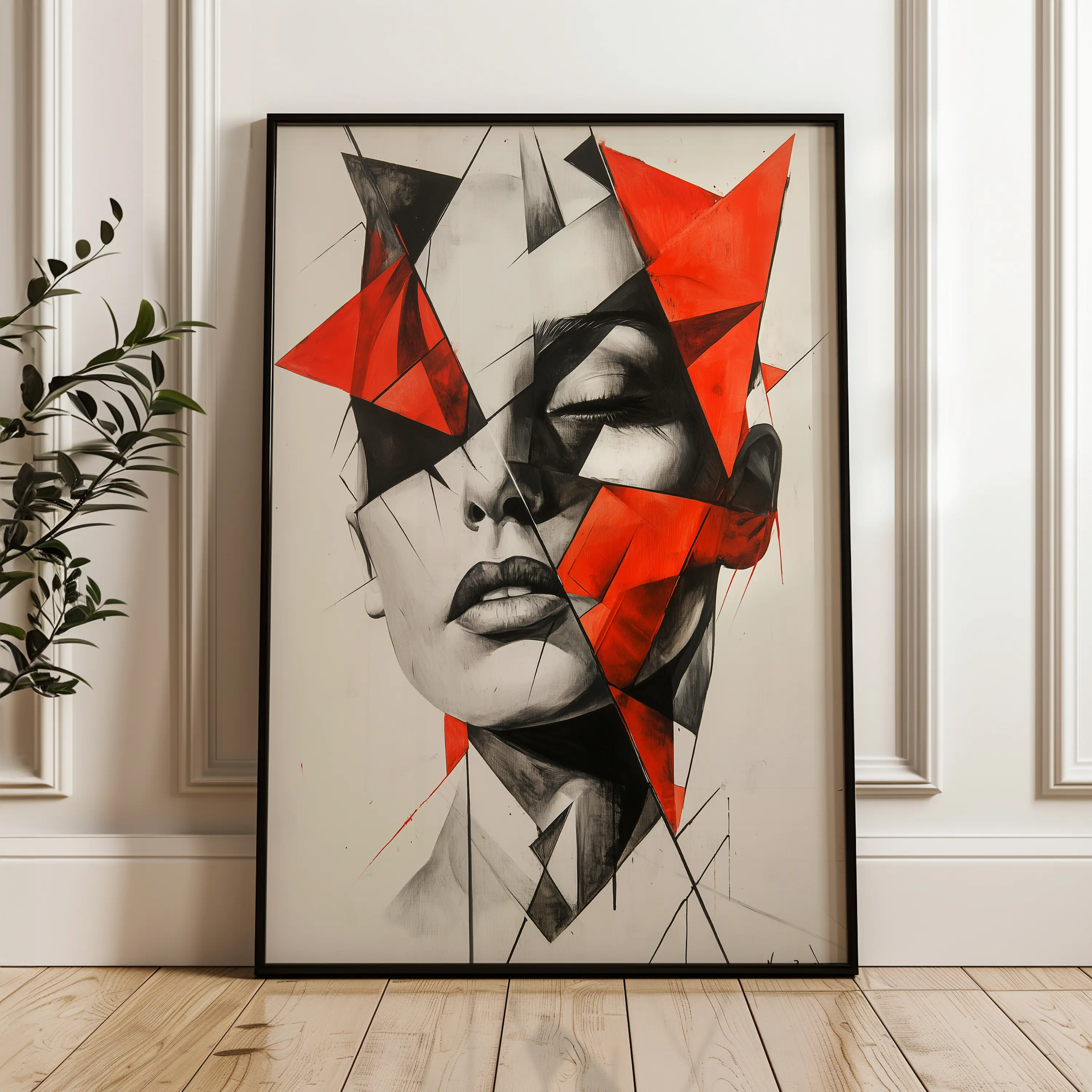 Portrait Canvas Wall Art WAD067-P 90 x 60 cm / Stretched on hidden frame
