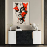 Portrait 067 Canvas Art 90 x 60 cm / Stretched on hidden frame