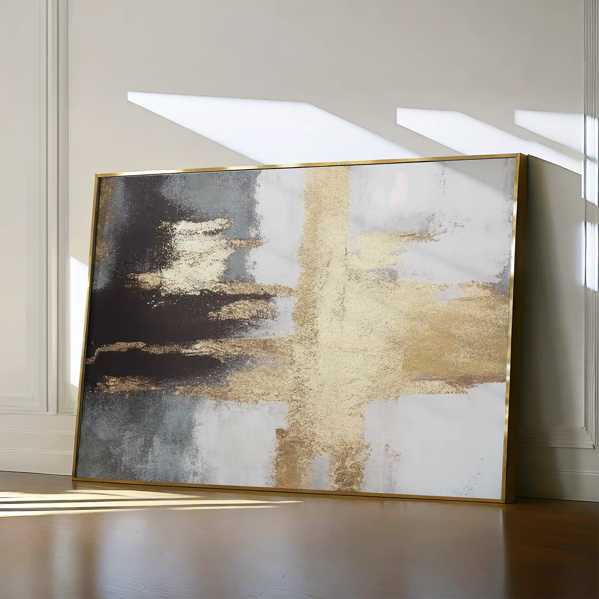 Abstract Canvas Wall Art WAD068-A 90 x 60 cm / Stretched on hidden frame