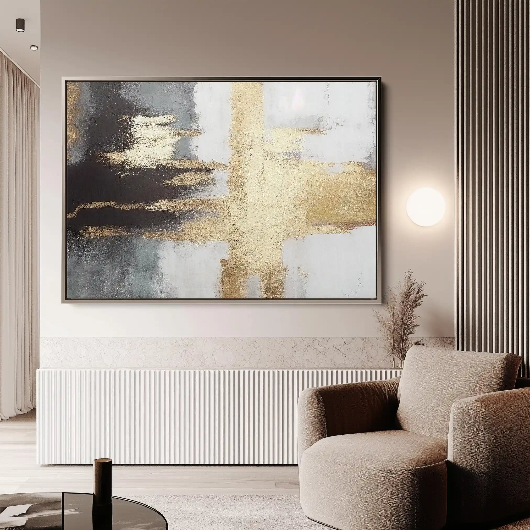 Abstract 068 Canvas Art 60 x 40 cm / Stretched on hidden frame