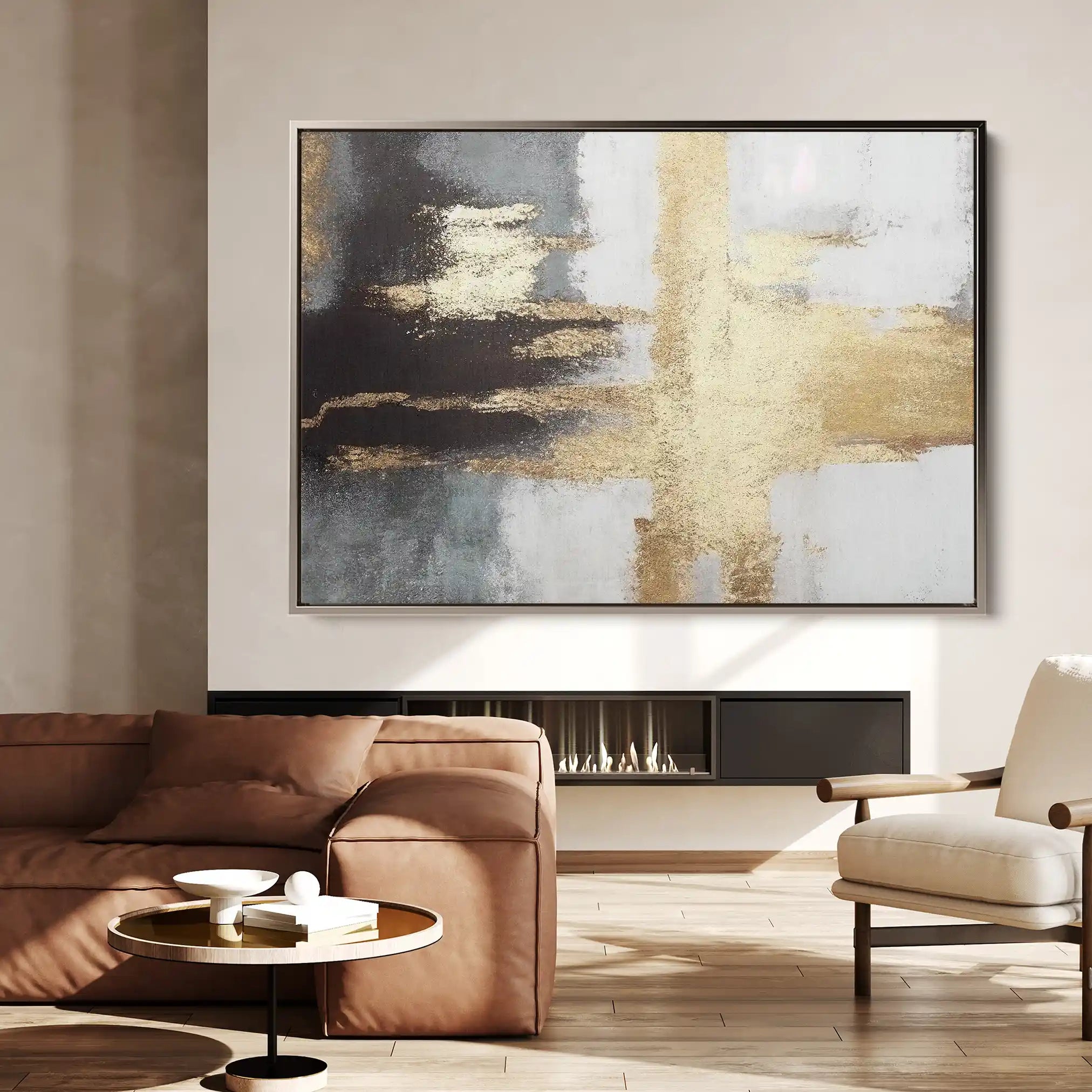 Abstract 068 Canvas Art 60 x 40 cm / Stretched on hidden frame