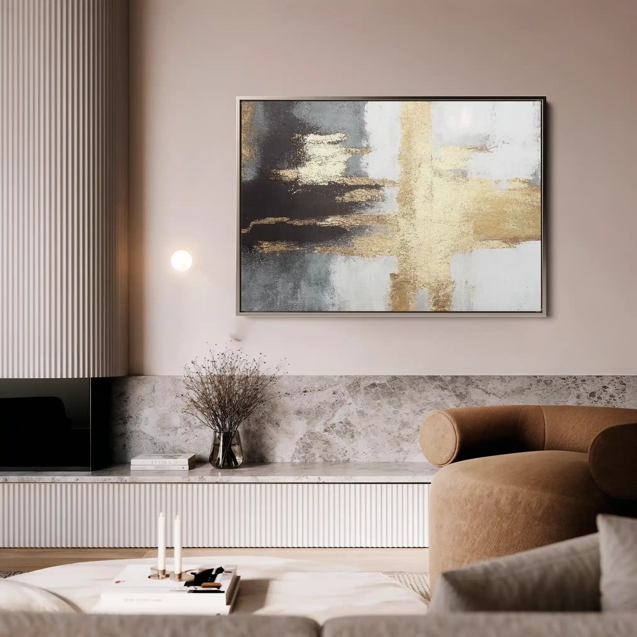 Abstract 068 Canvas Art 60 x 40 cm / Stretched on hidden frame